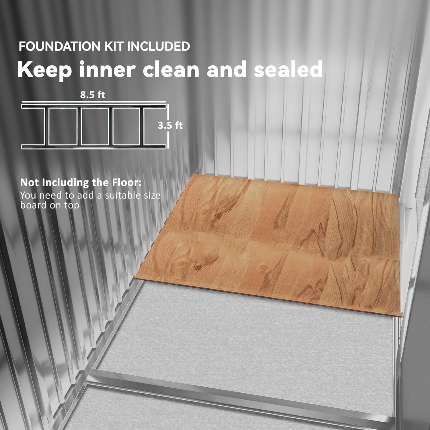 Outsunny Metal Storage Shed