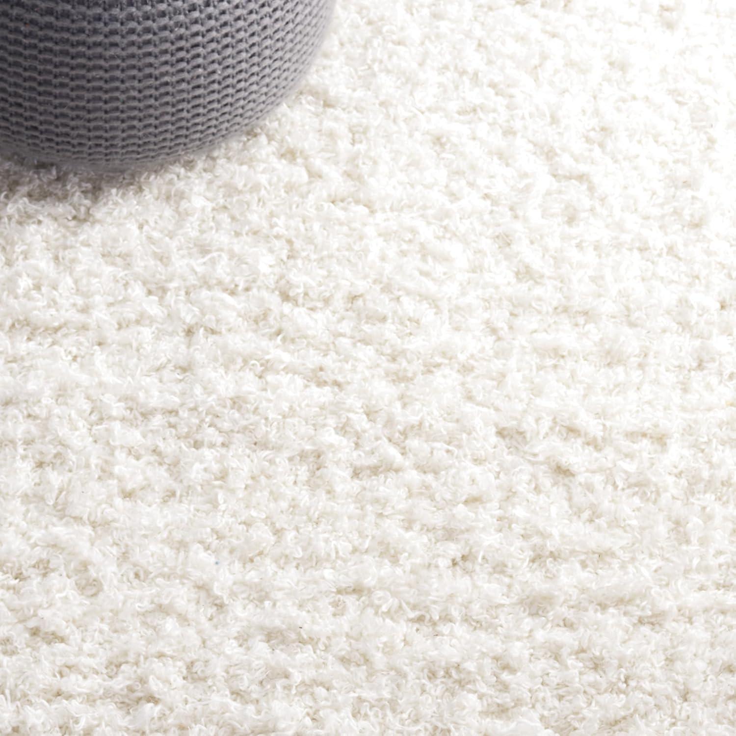 Sheep Shag SG271 Hand Tufted Indoor Area Rug - Ivory - 5'x8' - Safavieh