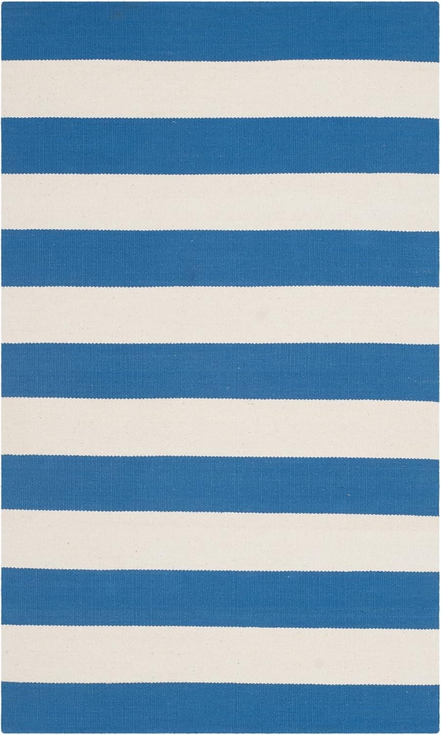 Montauk MTK712 Hand Woven Accent Rug - Blue/Ivory - 2'6"x4' - Safavieh.