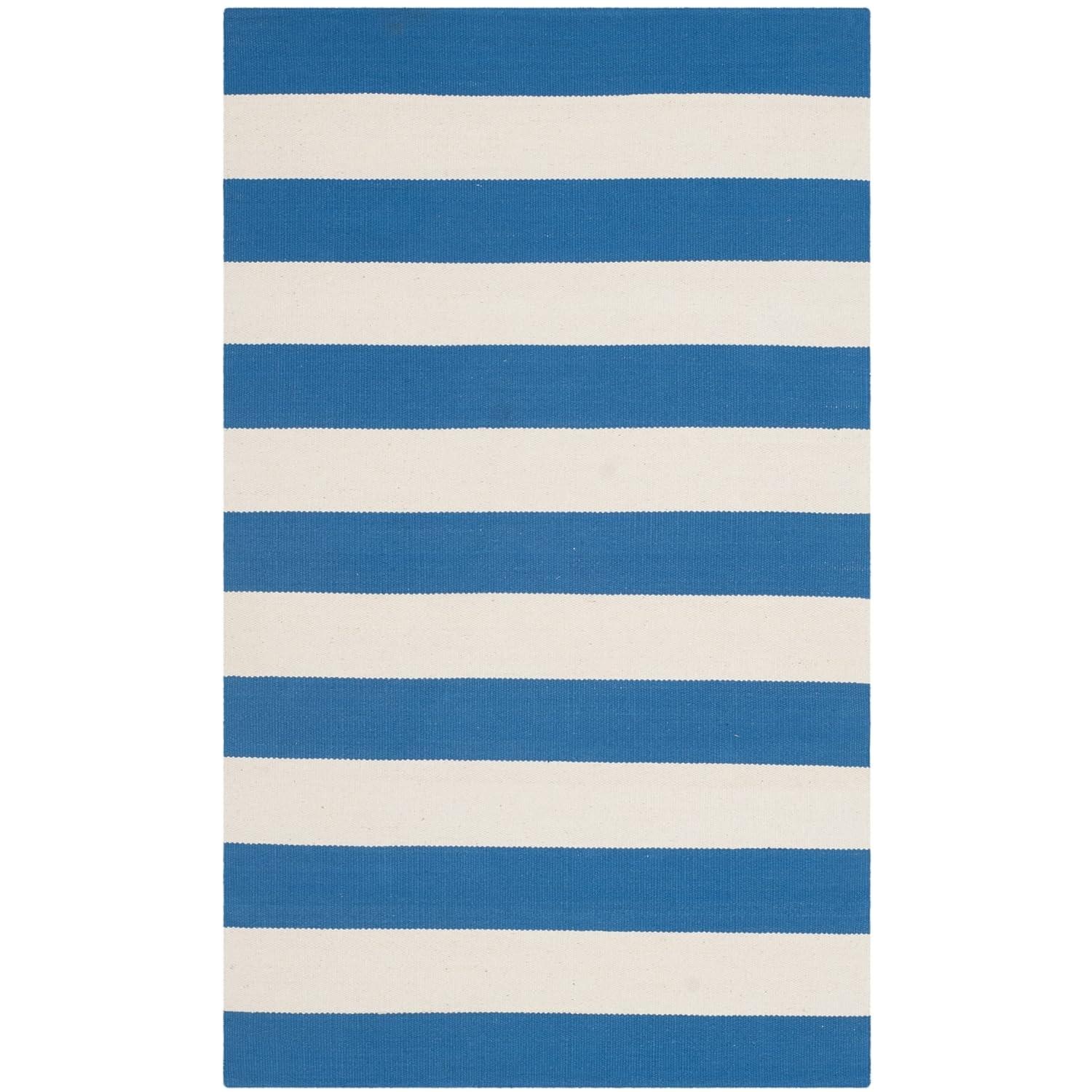 Montauk MTK712 Hand Woven Indoor Accent Rug - Blue/Ivory - 2'6"x4' - Safavieh