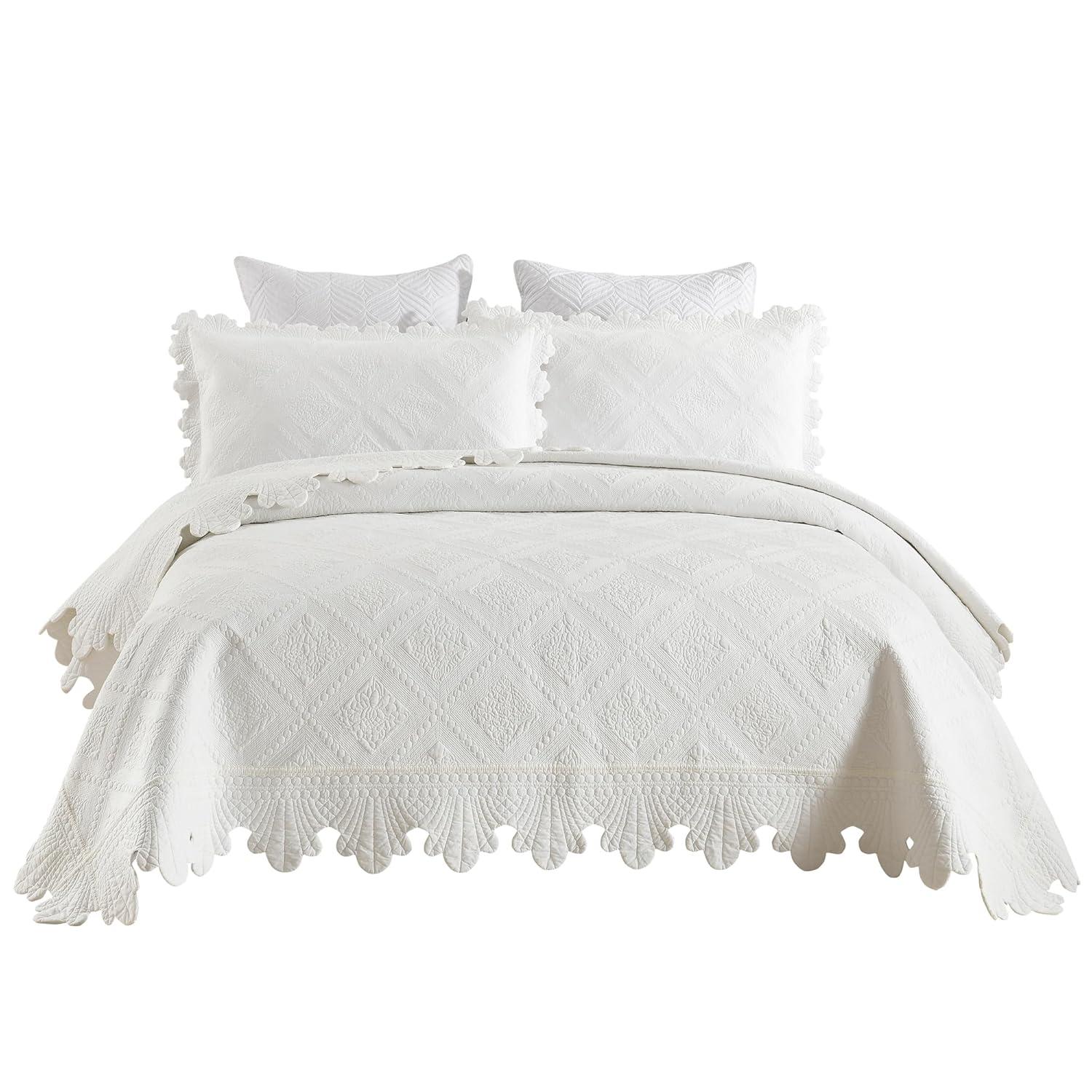 MarCielo Tkembroidery Cotton Abstract Quilt Set