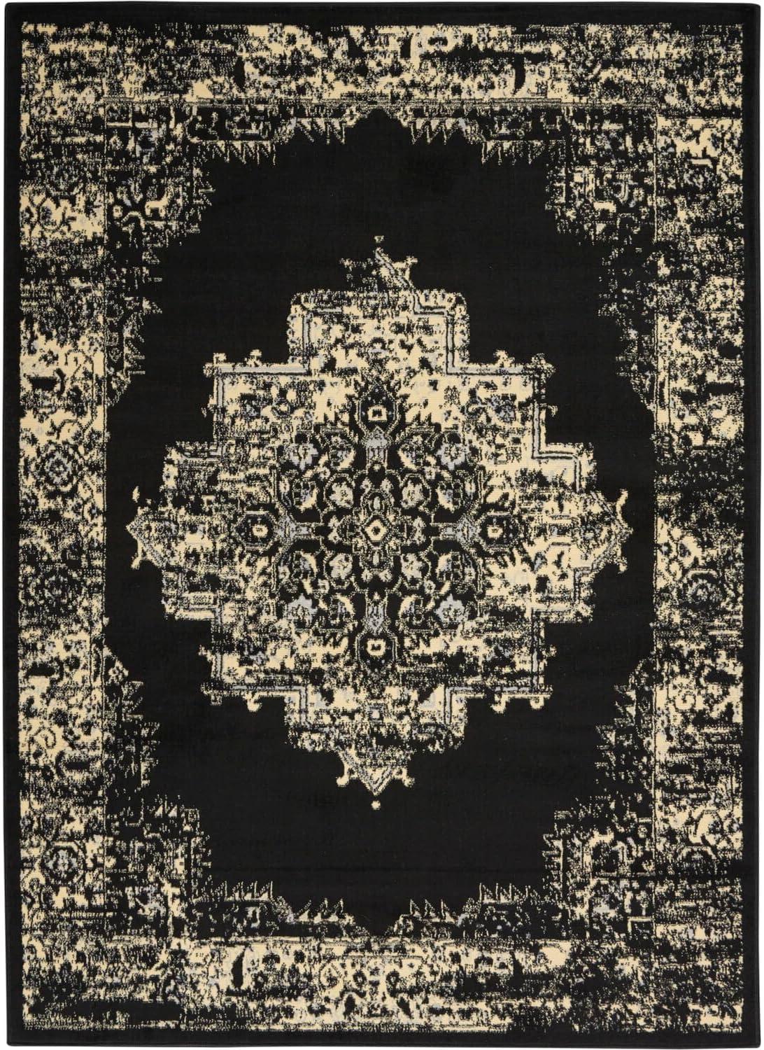 Nourison Grafix Center Medallion Area Rug