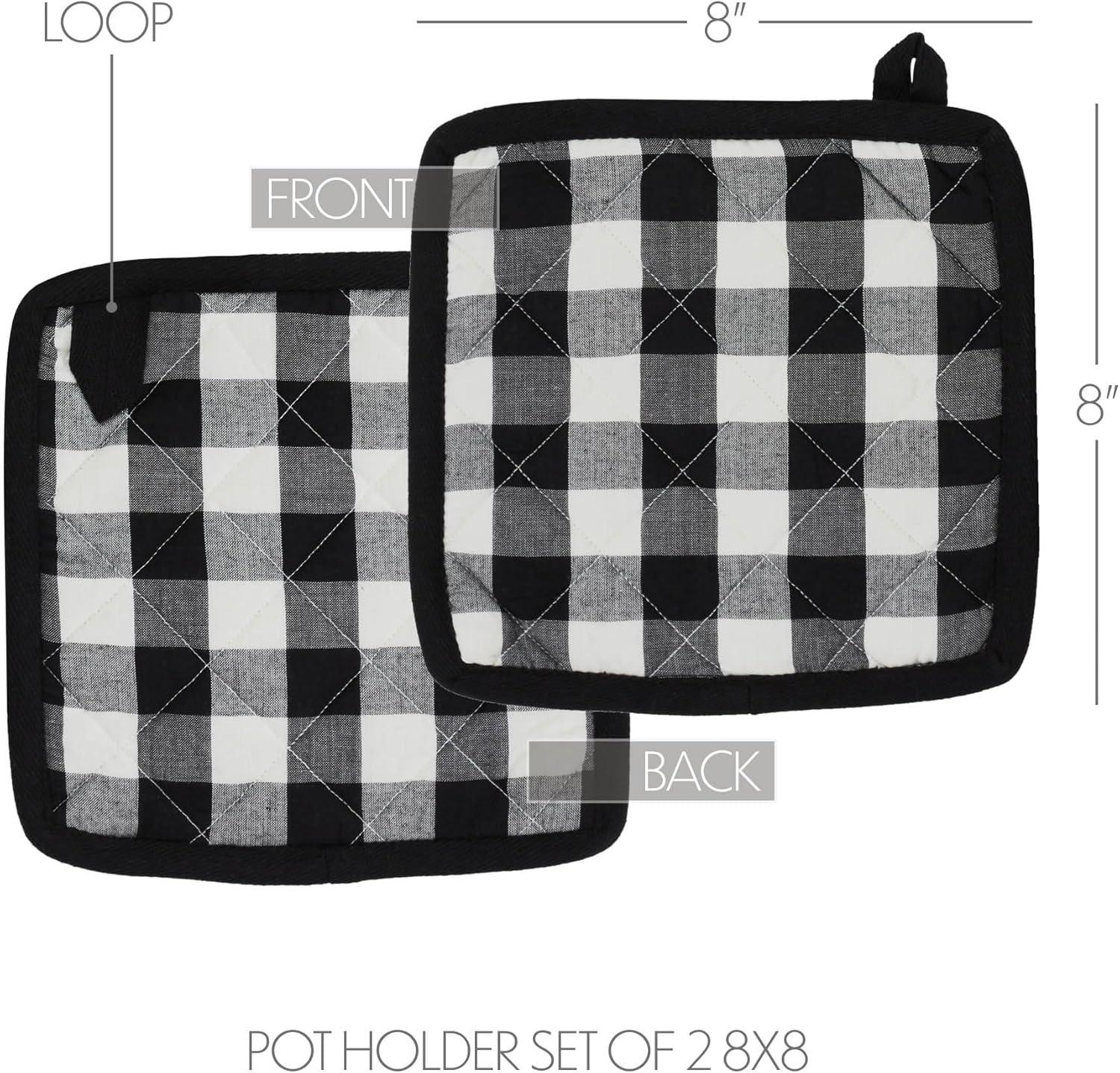 VHC Brands Annie Cotton Pot Holder Set