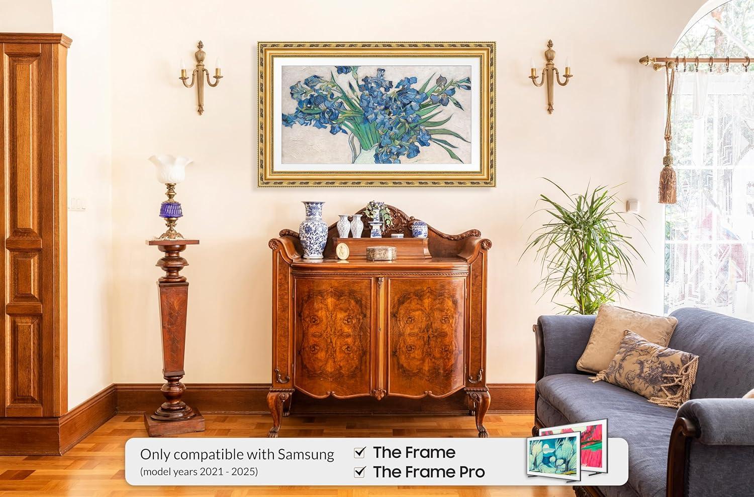 Deco TV Frames Ornate Deco TV Frame for Samsung Frame TV and Frame Pro