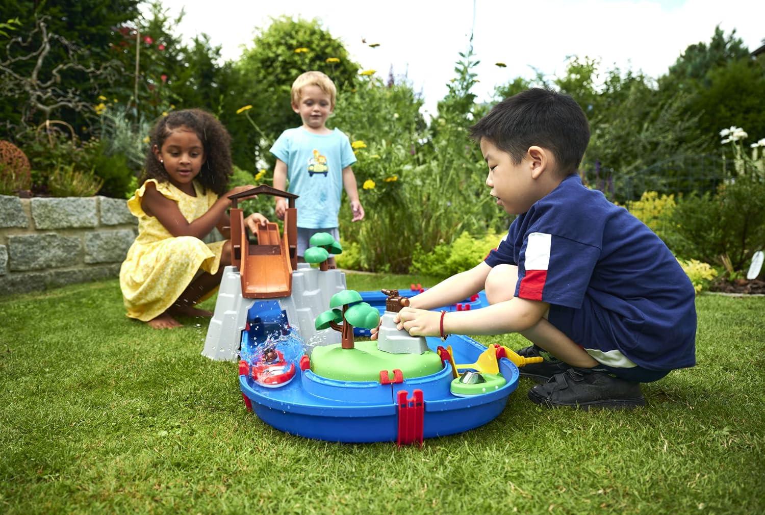 AdventureLand Blue and Brown Plastic Water Playset