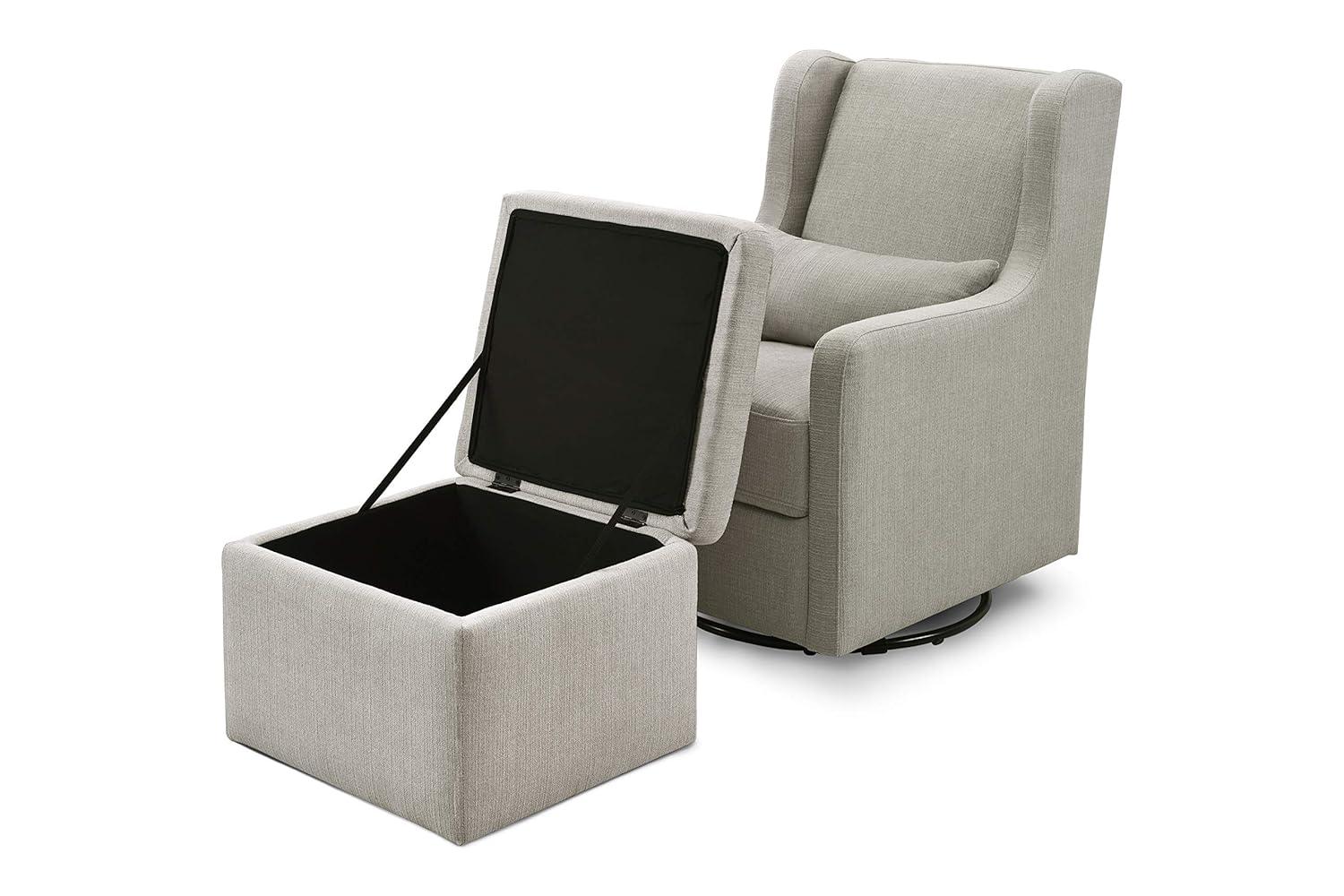 Adrian Swivel Glider and Ottoman