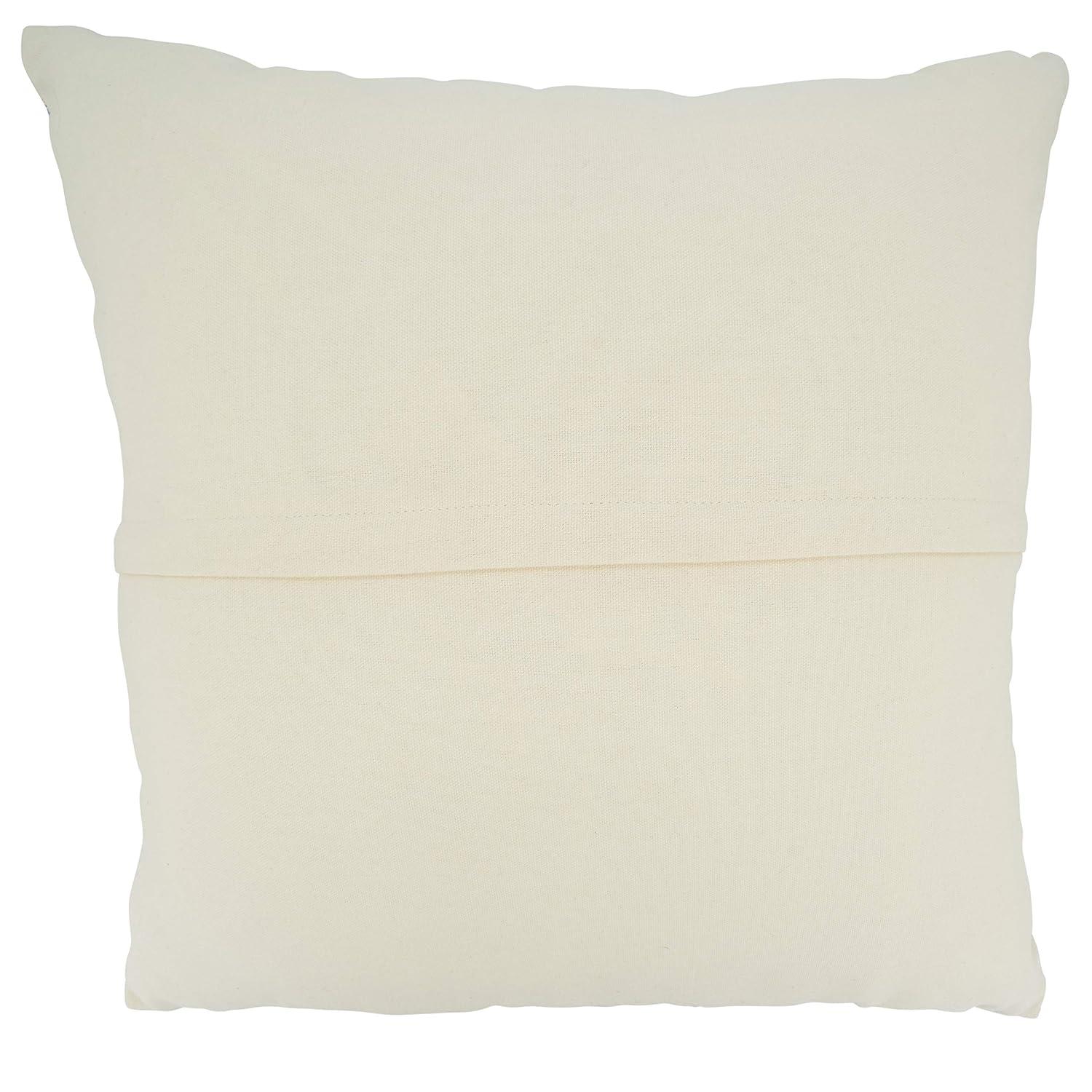 Saro Celeste Collection Geometric Cotton Blend Throw Pillow