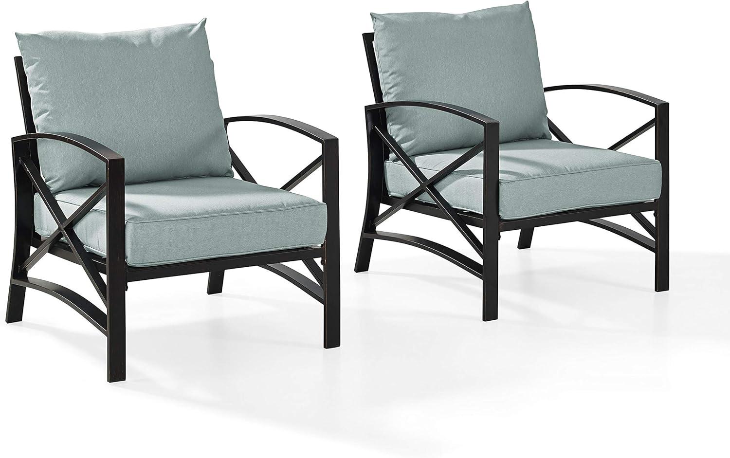 Crosley 2pc Kaplan Outdoor Patio Chair Set