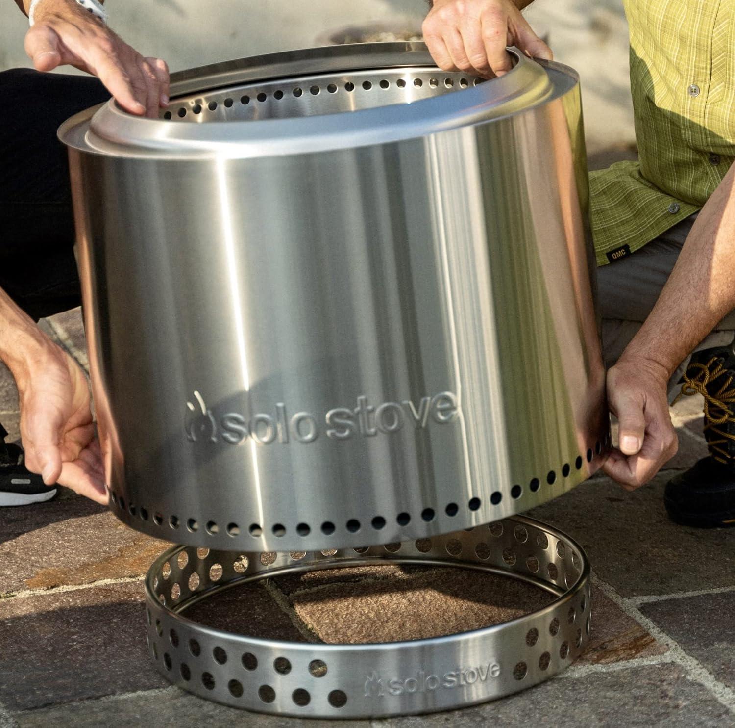 Ranger Stand Stainless Steel Fire Pit Accessory Ranger Fireplace Tools for Firepits and Fire Pits Outdoor Prefect for Your Outdoor Fireplace