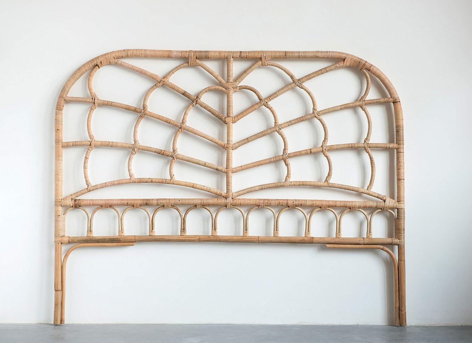 Creative Co-Op King Rattan Headboard