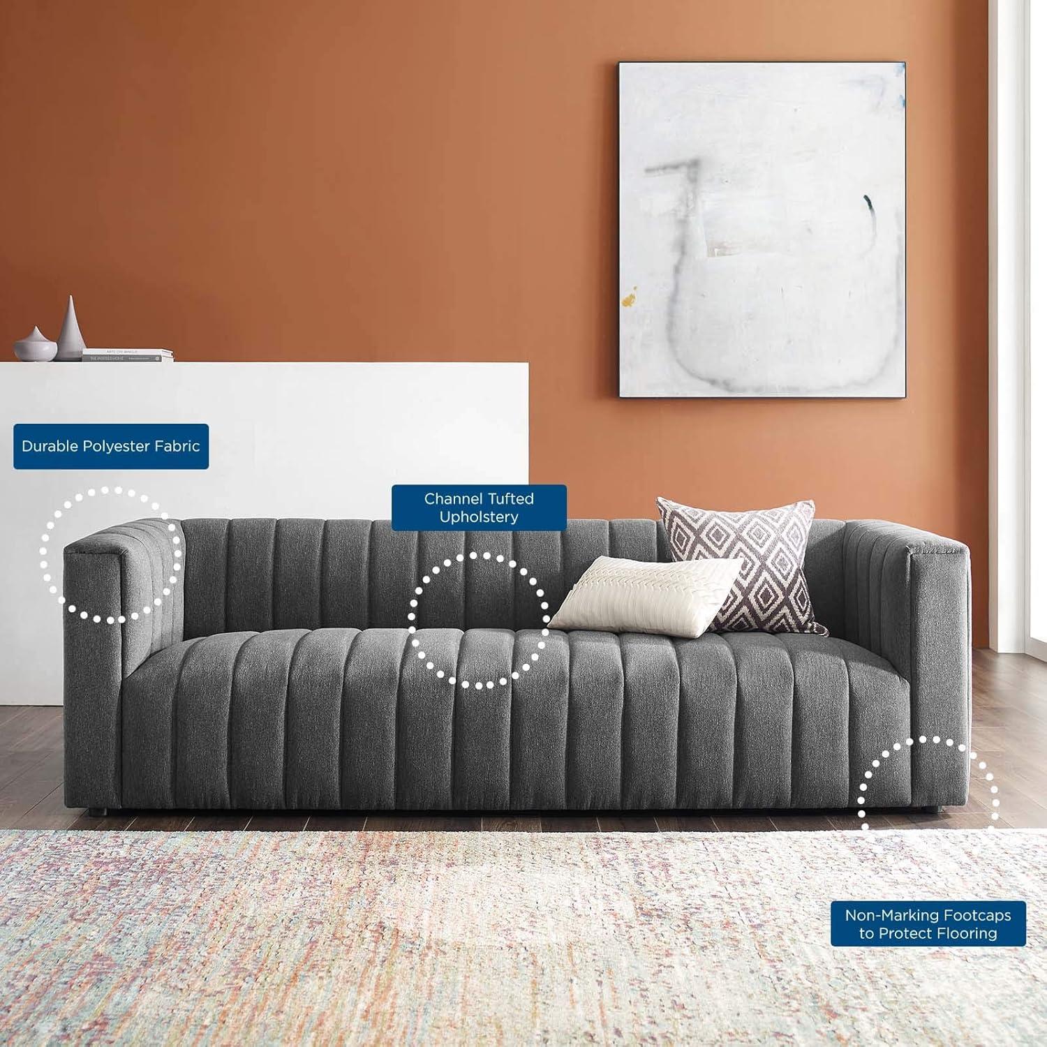 Fabric 91'' Reception Sofa