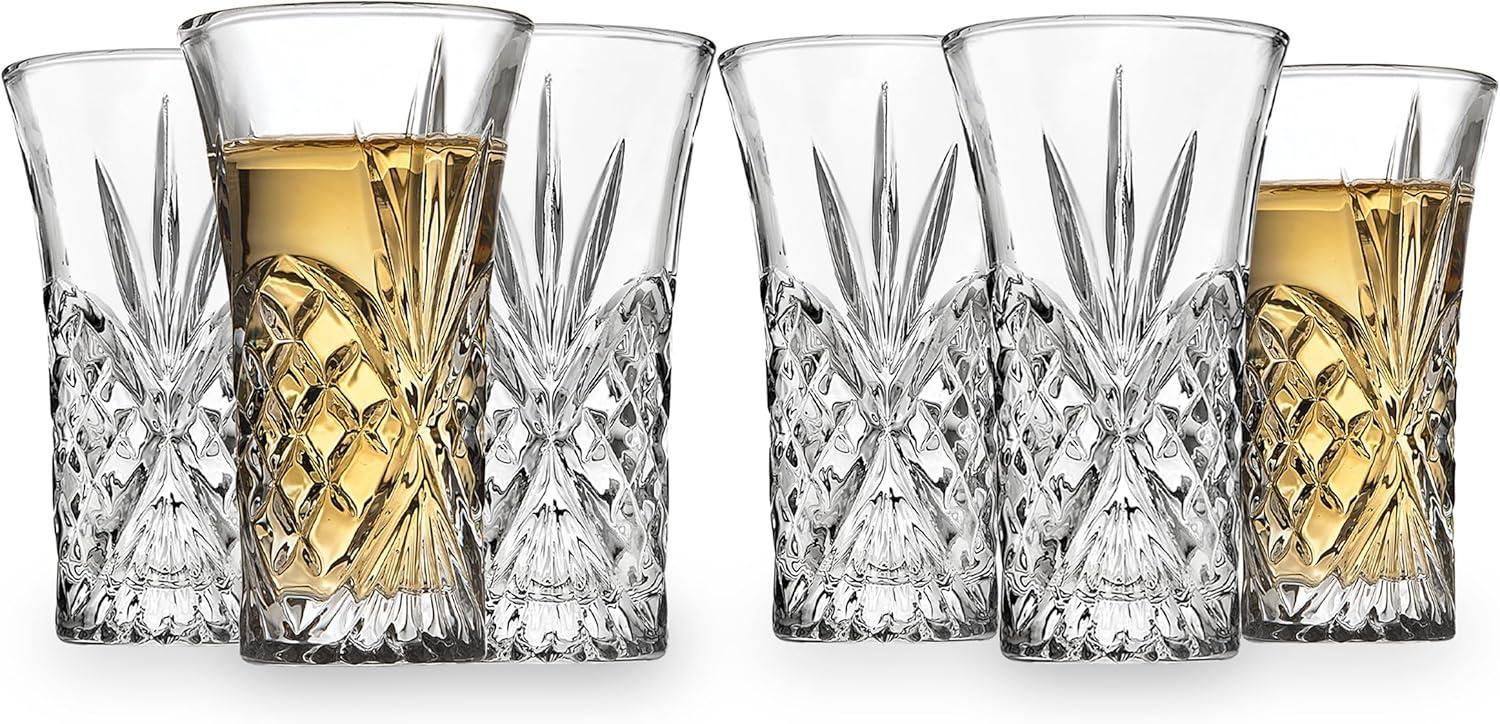 Dublin Crystal Shot Glass, Set of 6
