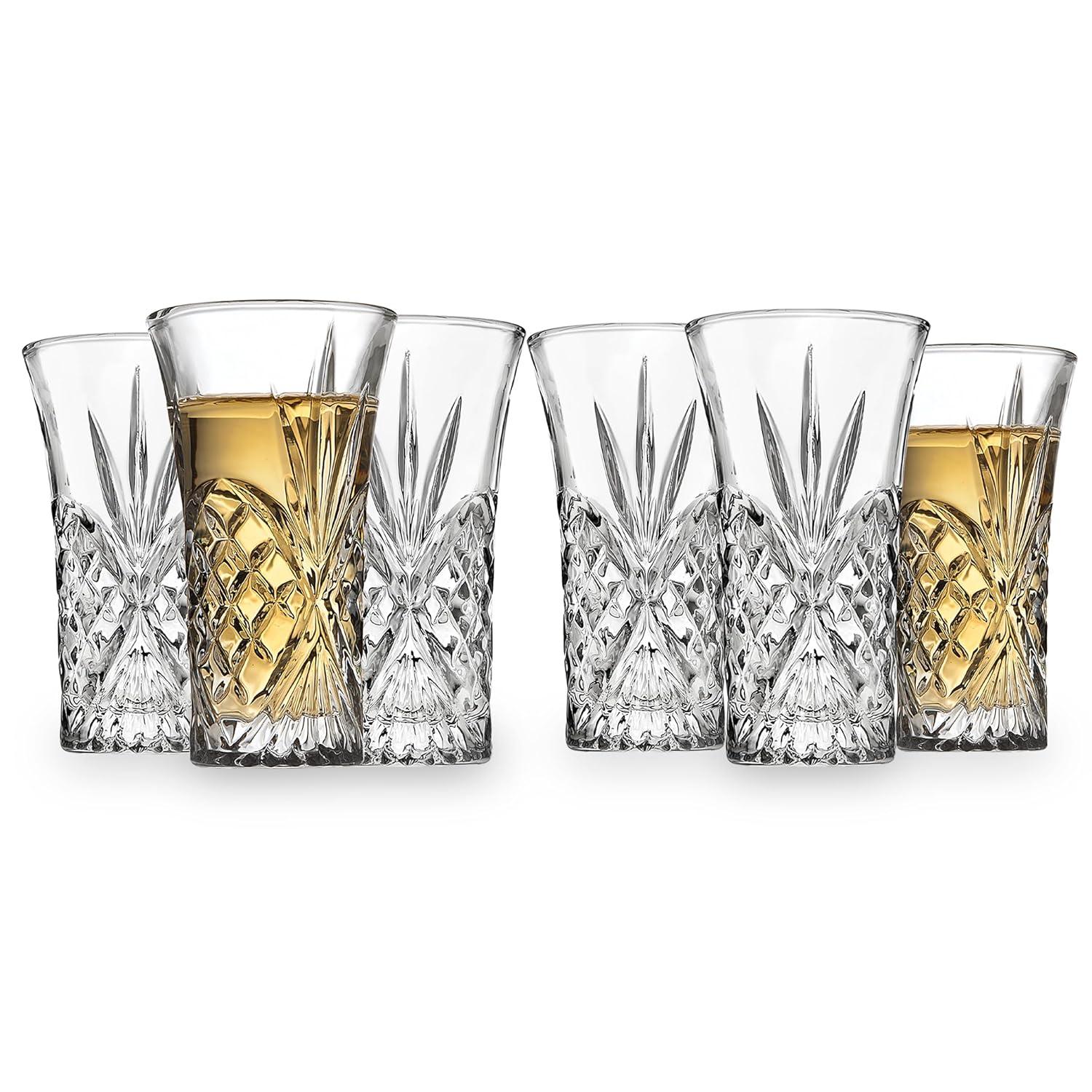 Dublin Crystal Shot Glass, Set of 6