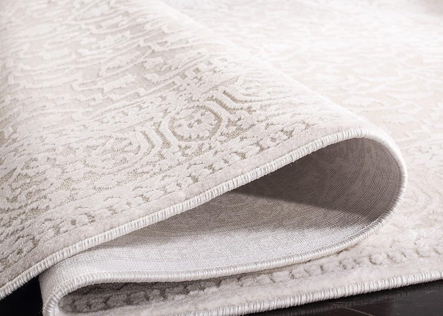 SAFAVIEH Reflection Dolkar Traditional Area Rug, Cream/Ivory, 10' x 14'