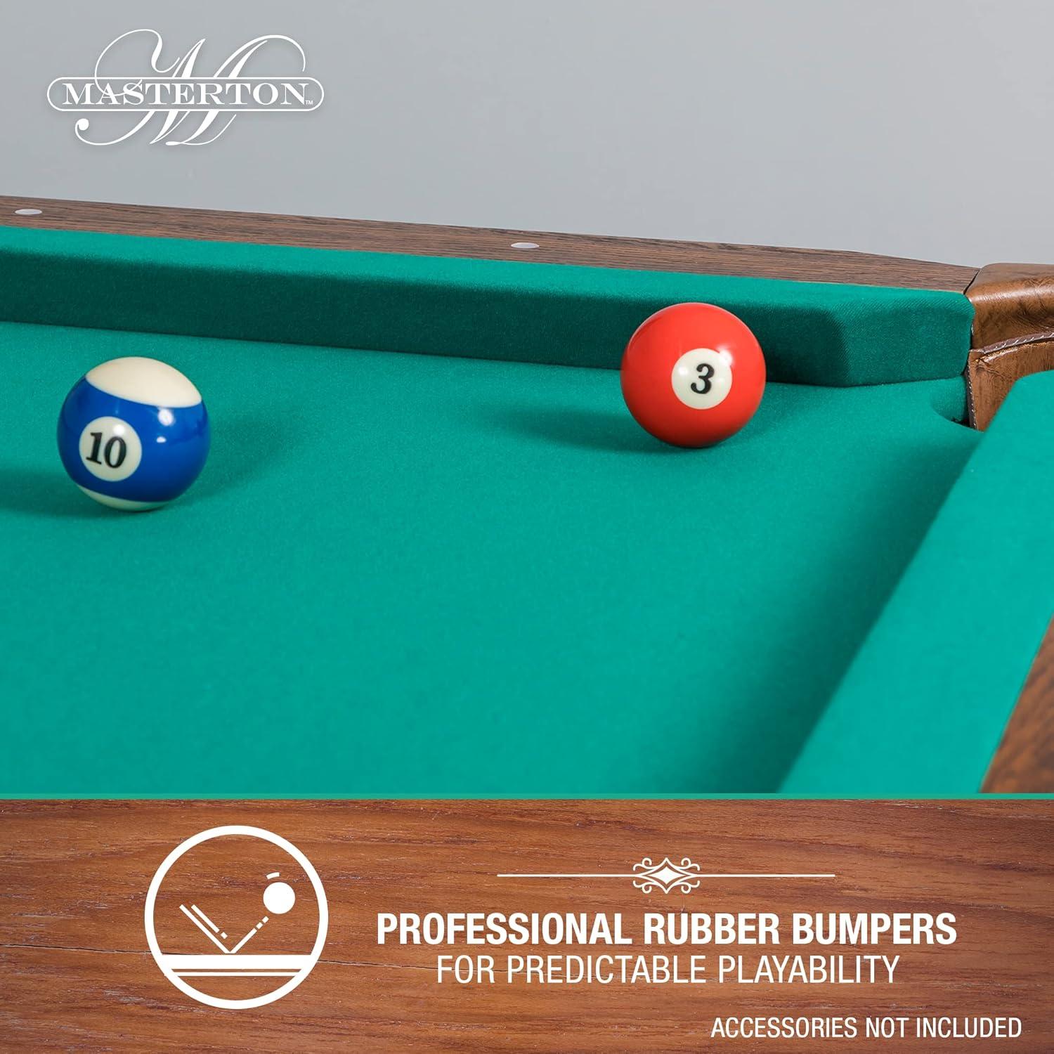 Eastpoint Sports Masterton Billiard Pool Table - 87 Inch – Perfect For Family Game Room