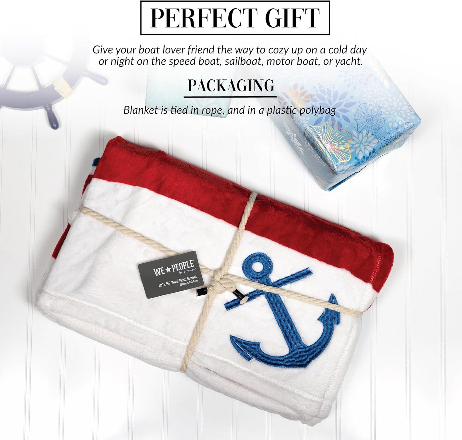 Anchor - 50" x 60" Royal Plush Blanket