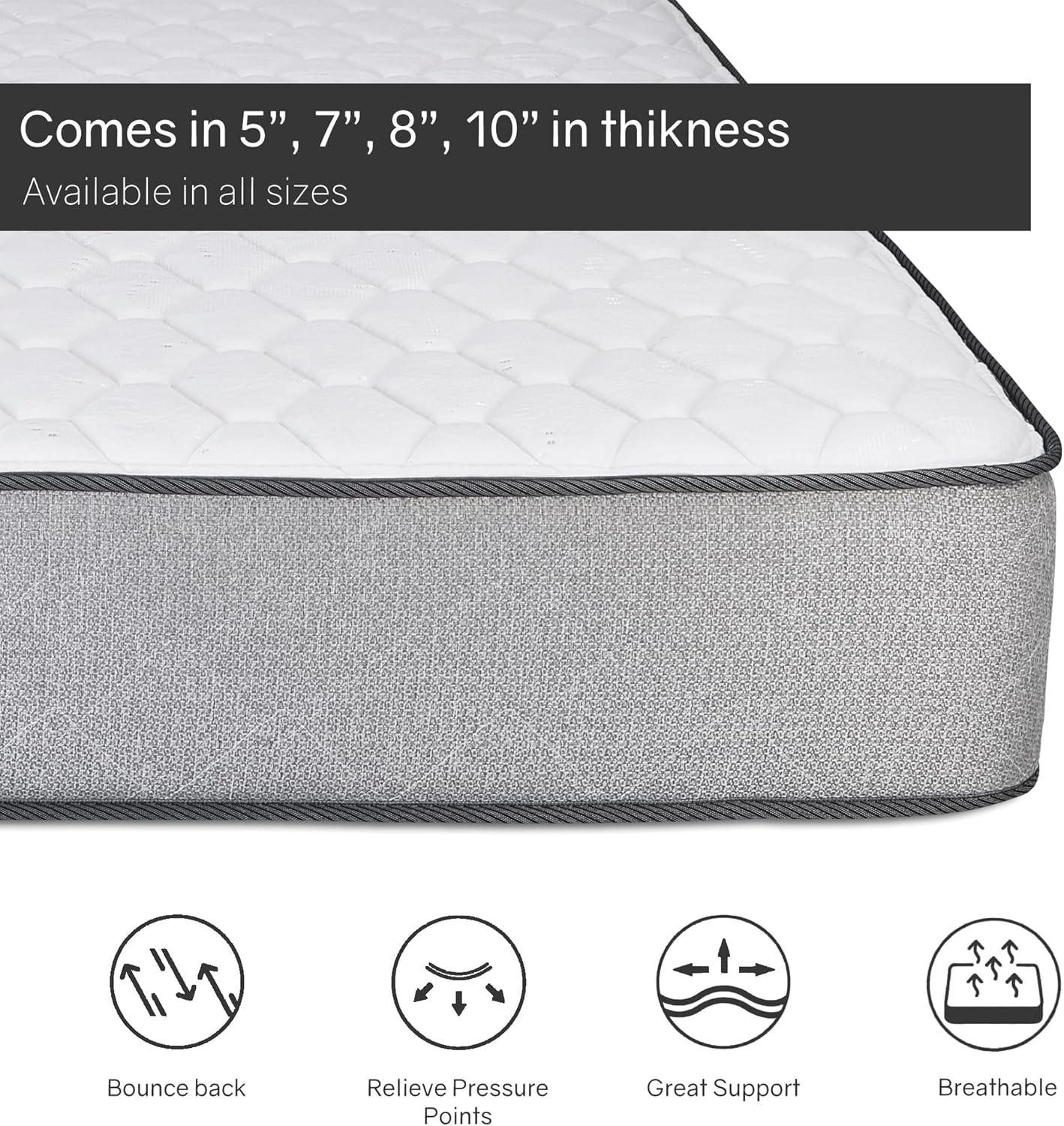 Mayton 10-Inch Medium Firm Full XL Memory Foam Mattress