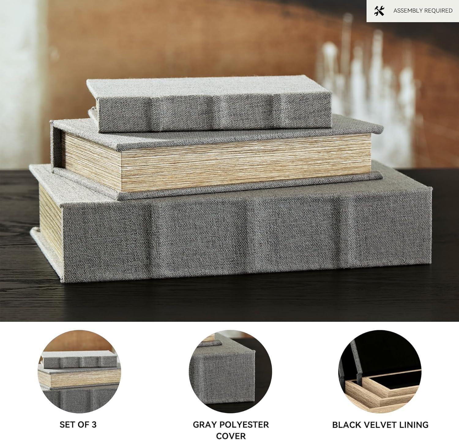 Signature Design by Ashley Casual Jolina Box (Set of 3)  Gray