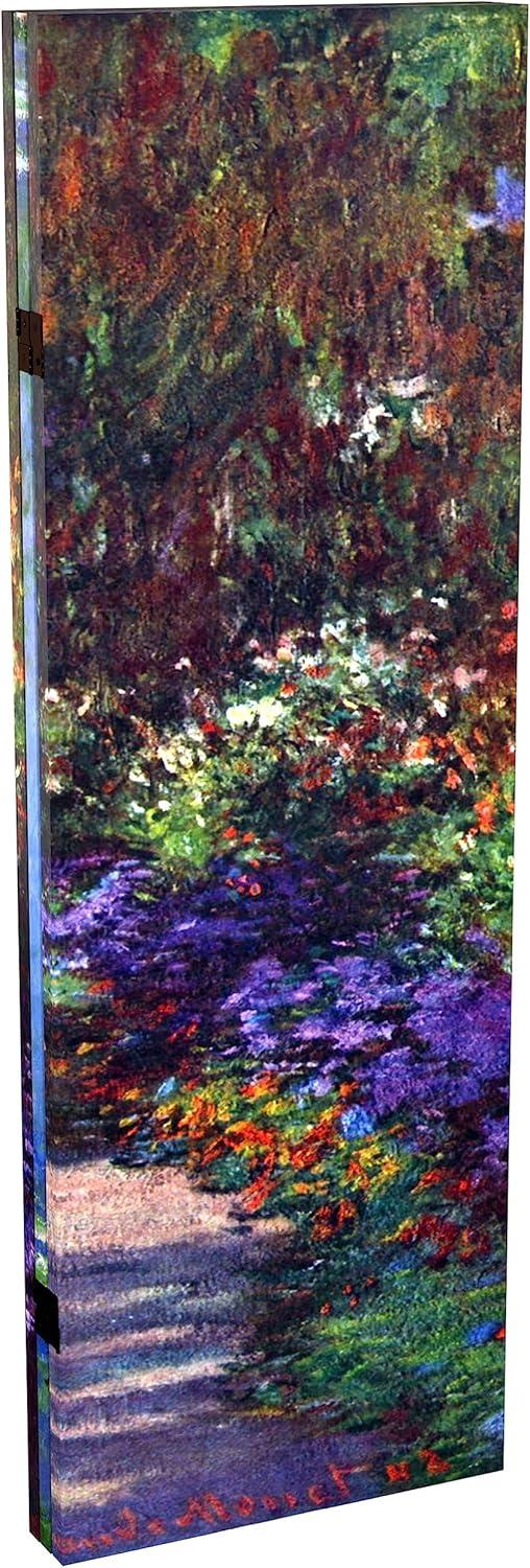 Claude Monet Water Lilies and Garden Canvas Folding Screen