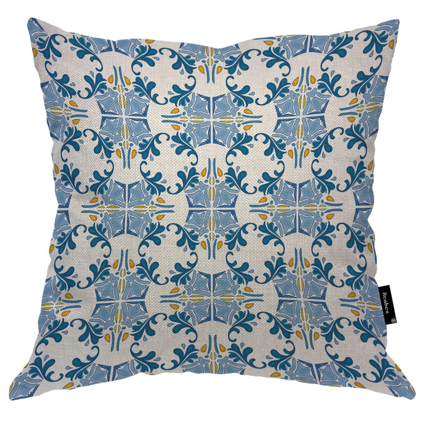 Old Airplanes Throw Pillows Covers Vintage Military Planes Model Cotton Linen Pillow Cover 18"X18" Pillowcase Decorative Pillow Cushion Cases for Sofa Bed Car Couch