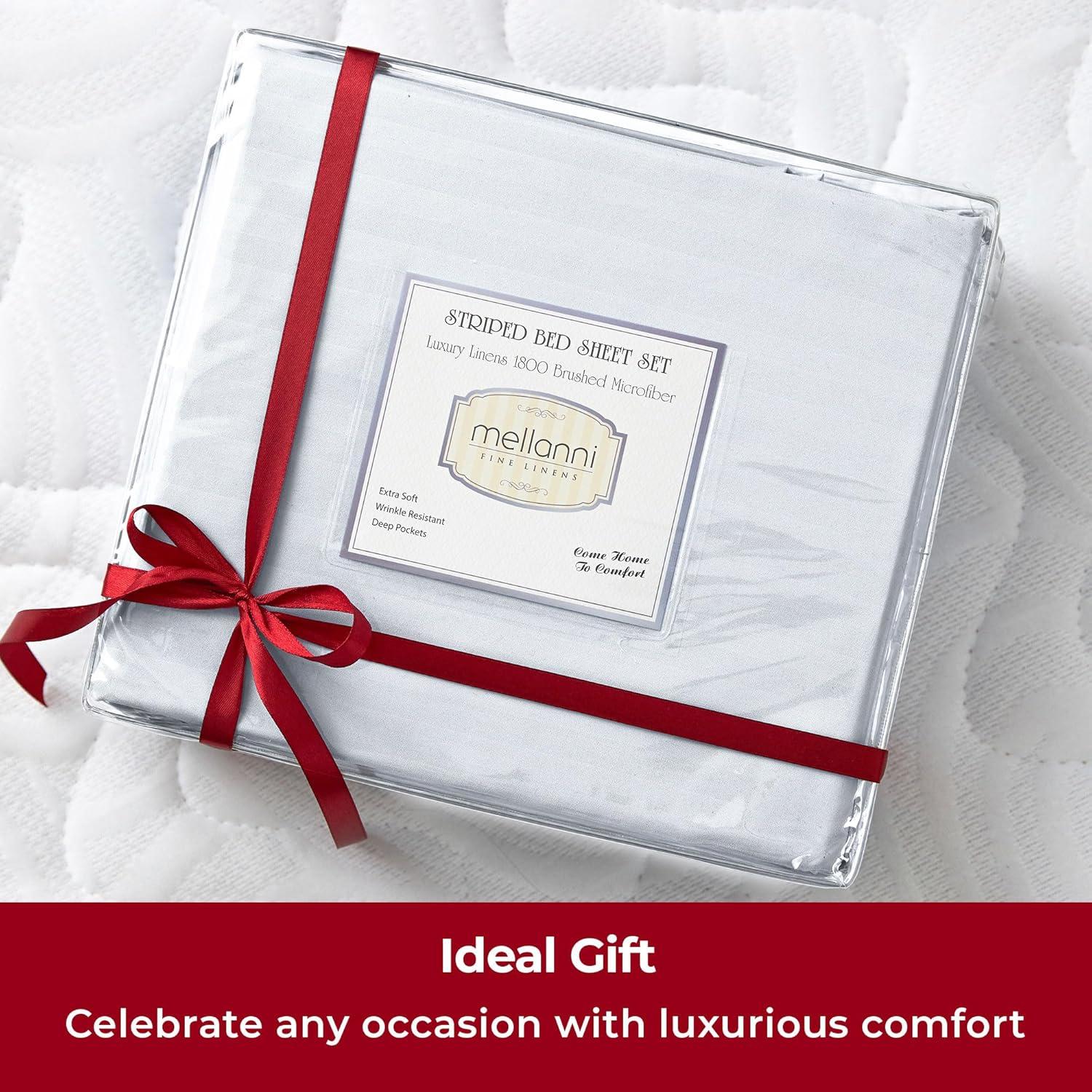 4 Piece Microfiber Sheet Set - Mellanni