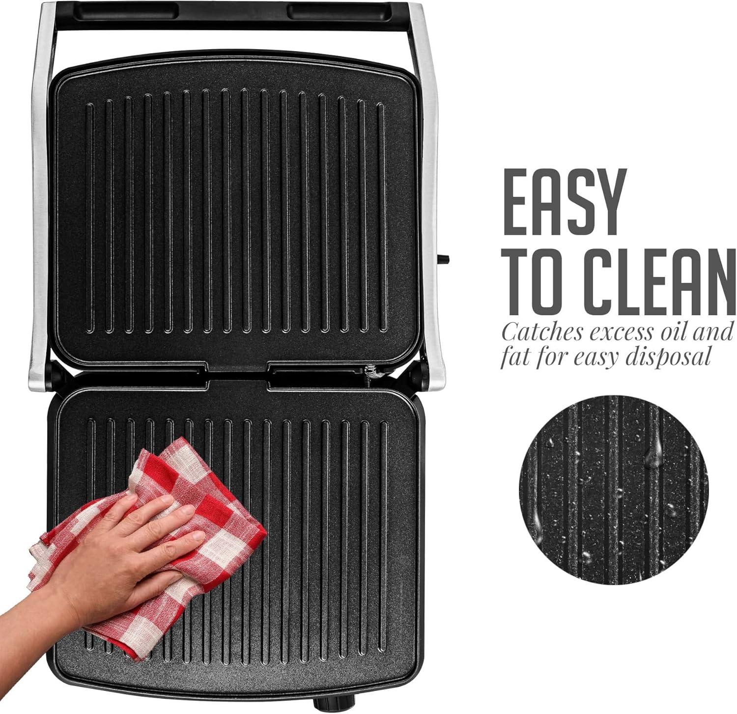 Ovente OVENTE Electric Panini Press Grill