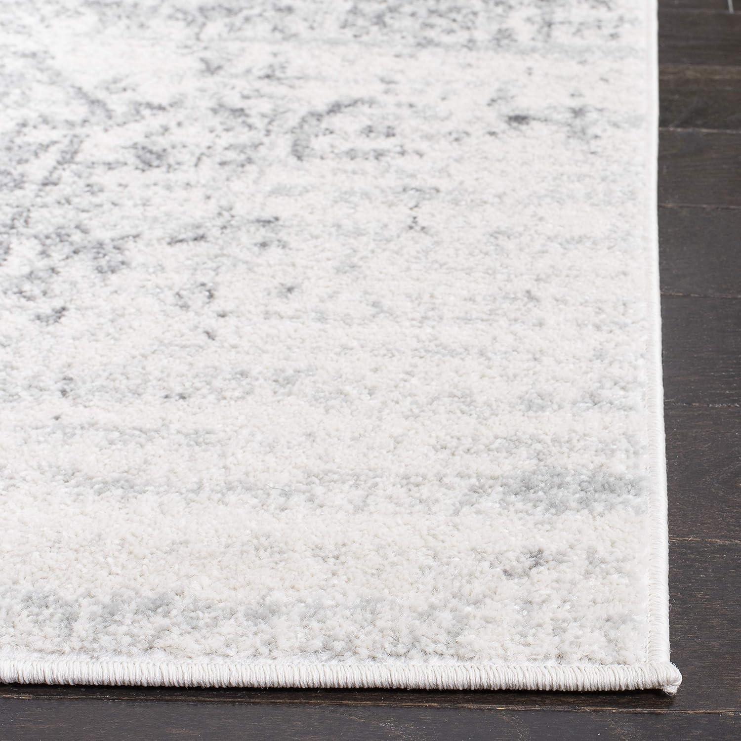Madison MAD603 Power Loomed Indoor Area Rug - Silver/Ivory - 9'x12' - Safavieh