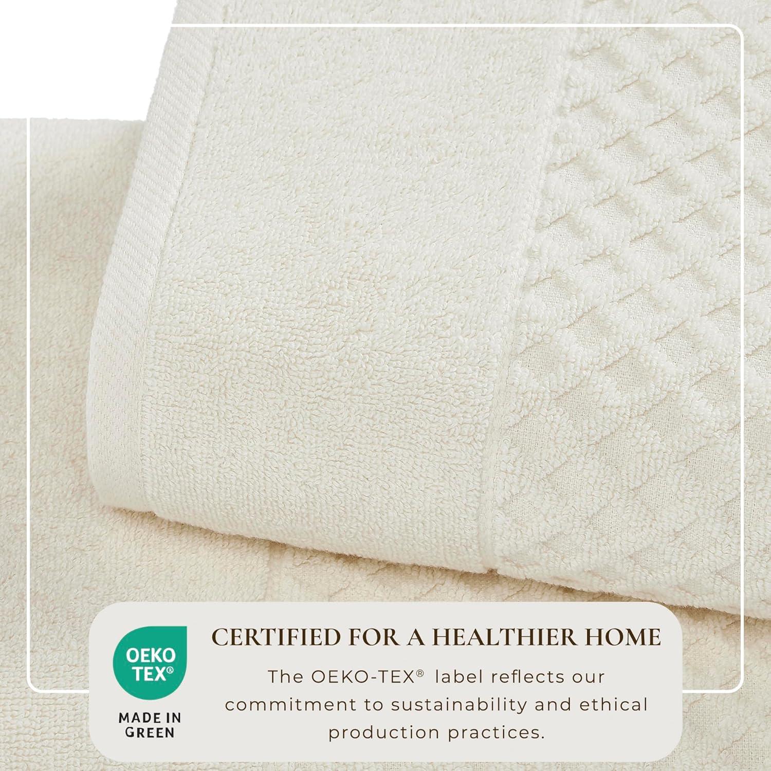 FreshFolds Ultra-Soft & Absorbent 100% Cotton Towel Set
