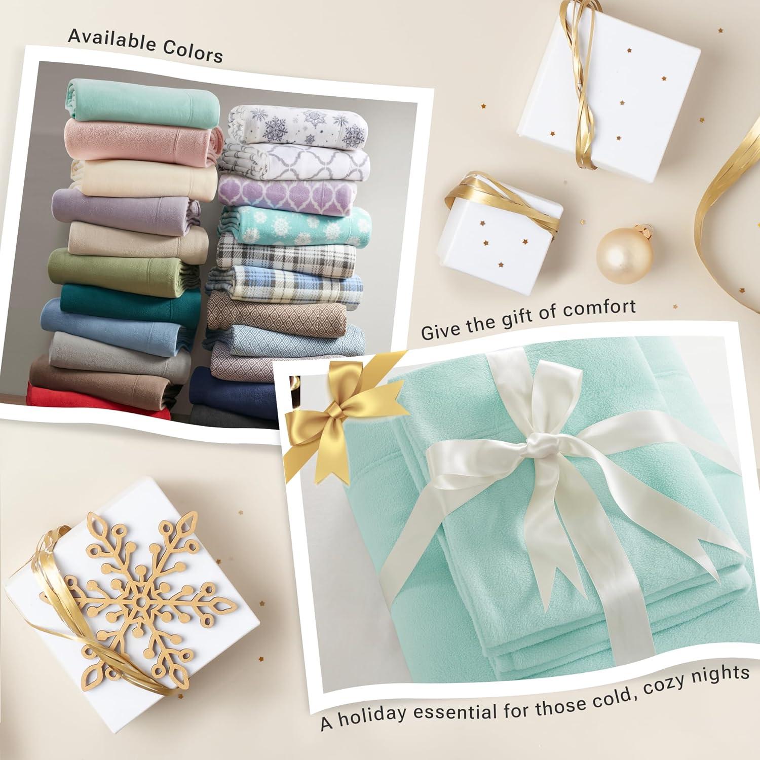 Madison Park Micro Fleece Sheet Set