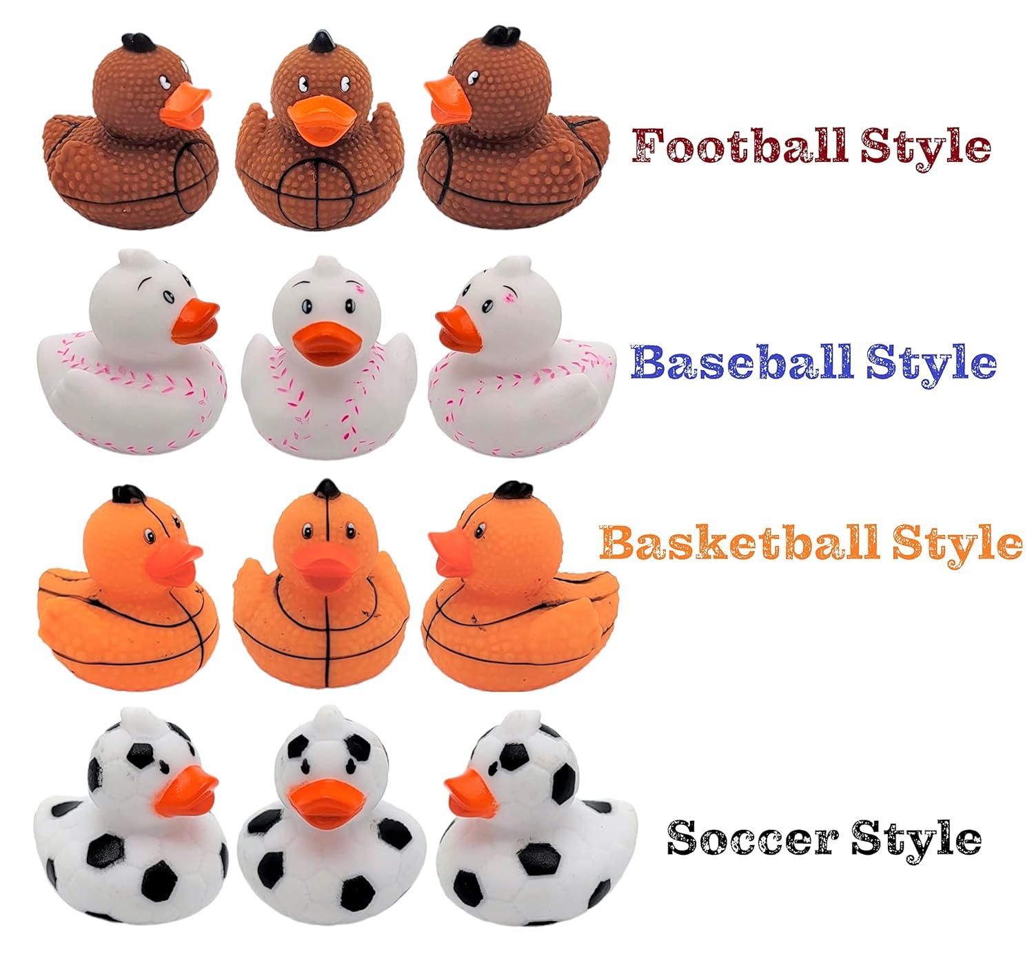 Sports Ducks - Pack of 12