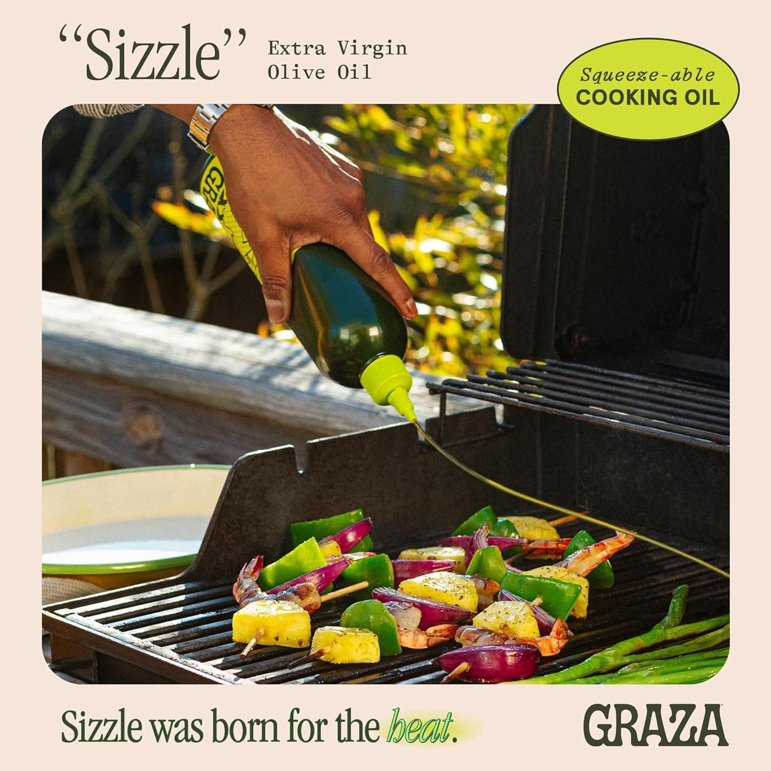 Graza Sizzle Extra Virgin Olive Oil for Cooking - 750ml