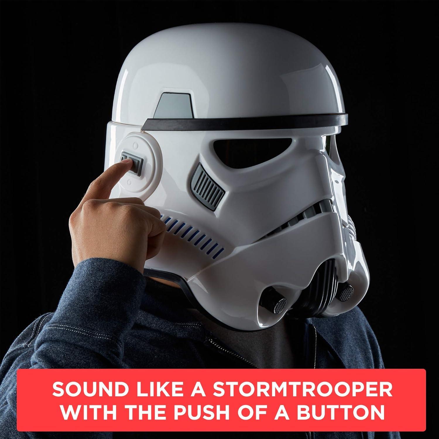 Star Wars The Black Series Rogue One: A Star Wars Story Imperial Stormtrooper Electronic Voice Changer Helmet