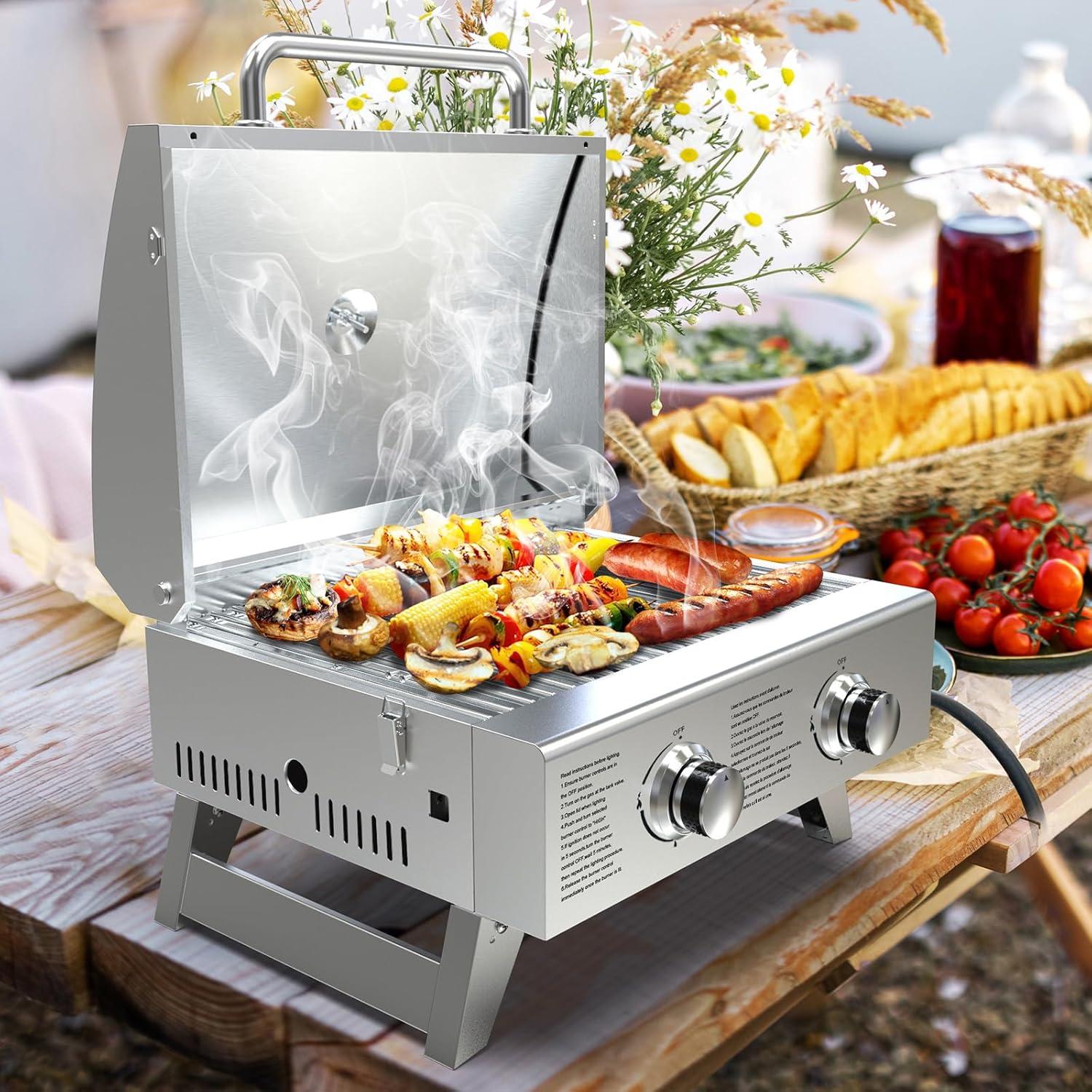 Costway 2 - Burner Portable Liquid Propane Infrared Gas Grill