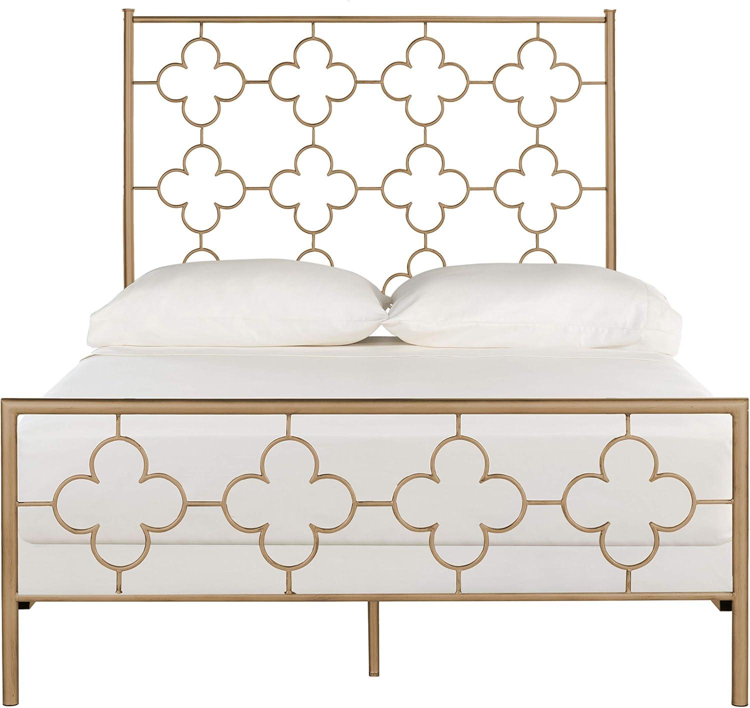 Safavieh Morris Geometric Glam Lattice Metal Headboard
