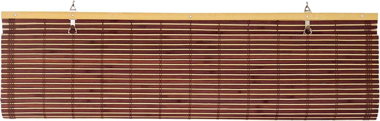 Bamboo Cordless Window Shade - Mahogany 60" W