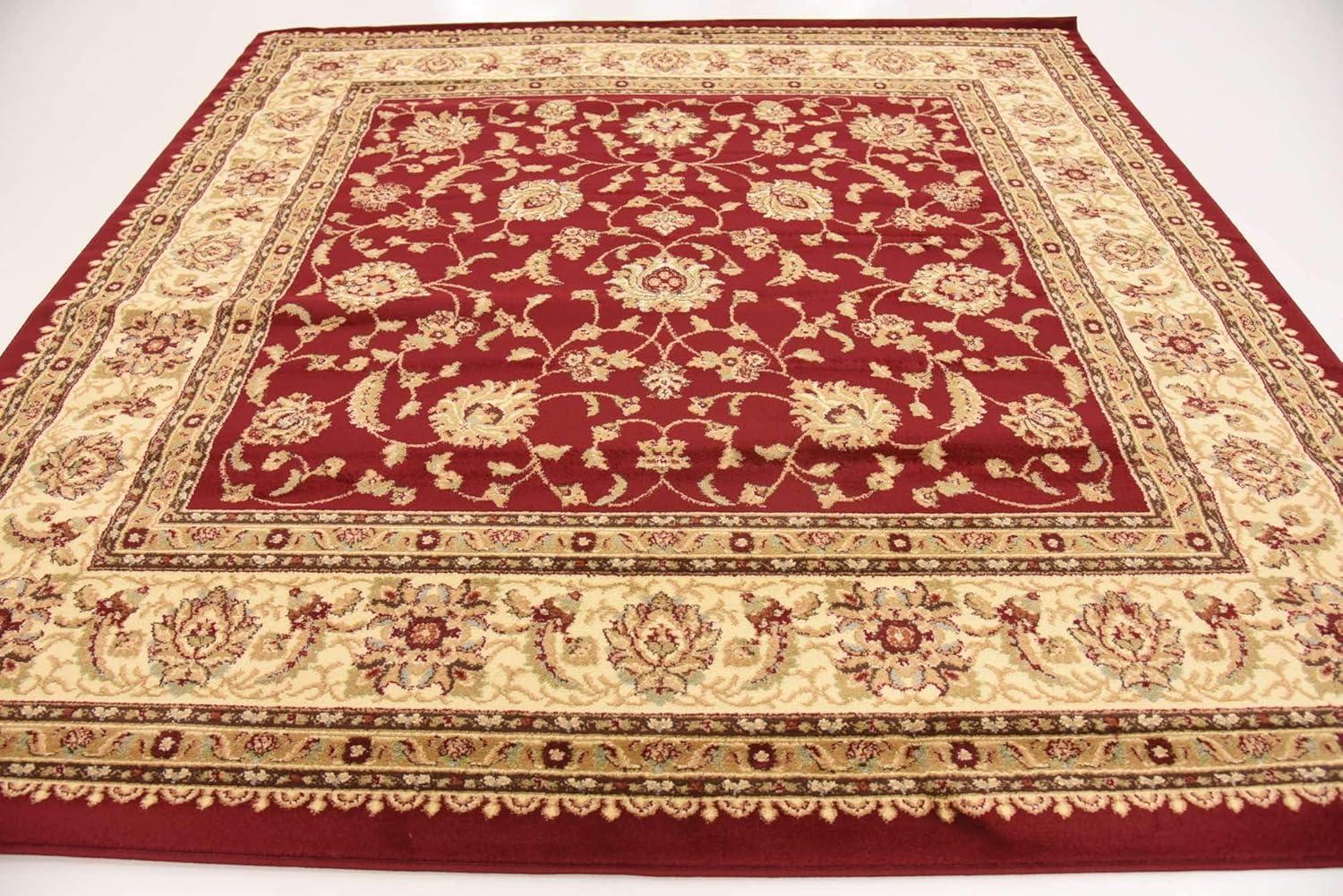 Voyage St. Louis Red 8' 0 x 8' 0 Square Rug