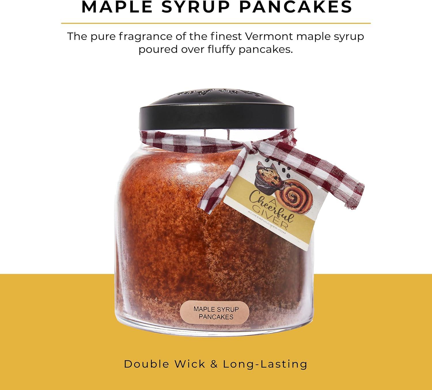 34oz Papa Jar Candle-Maple Syrup Pancakes