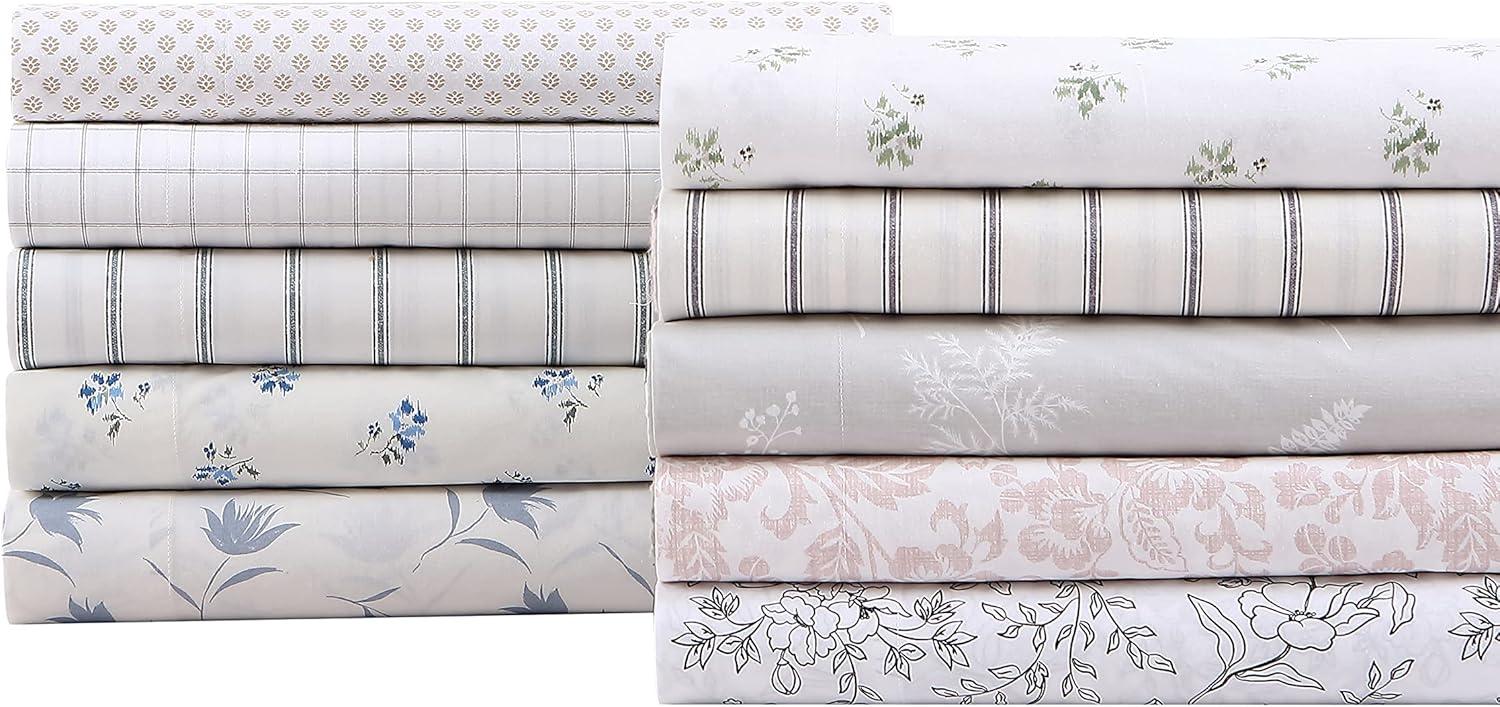 Stone Cottage Bedding Millstone 400 Thread Count 100% Cotton Percale Sheet Set