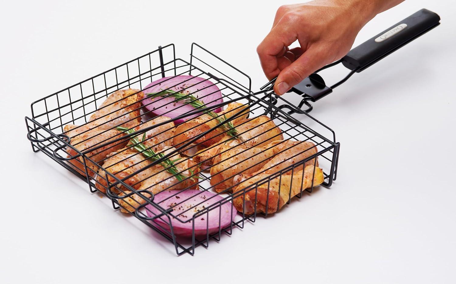 GrillPro Broiler Basket with Detachable Handle