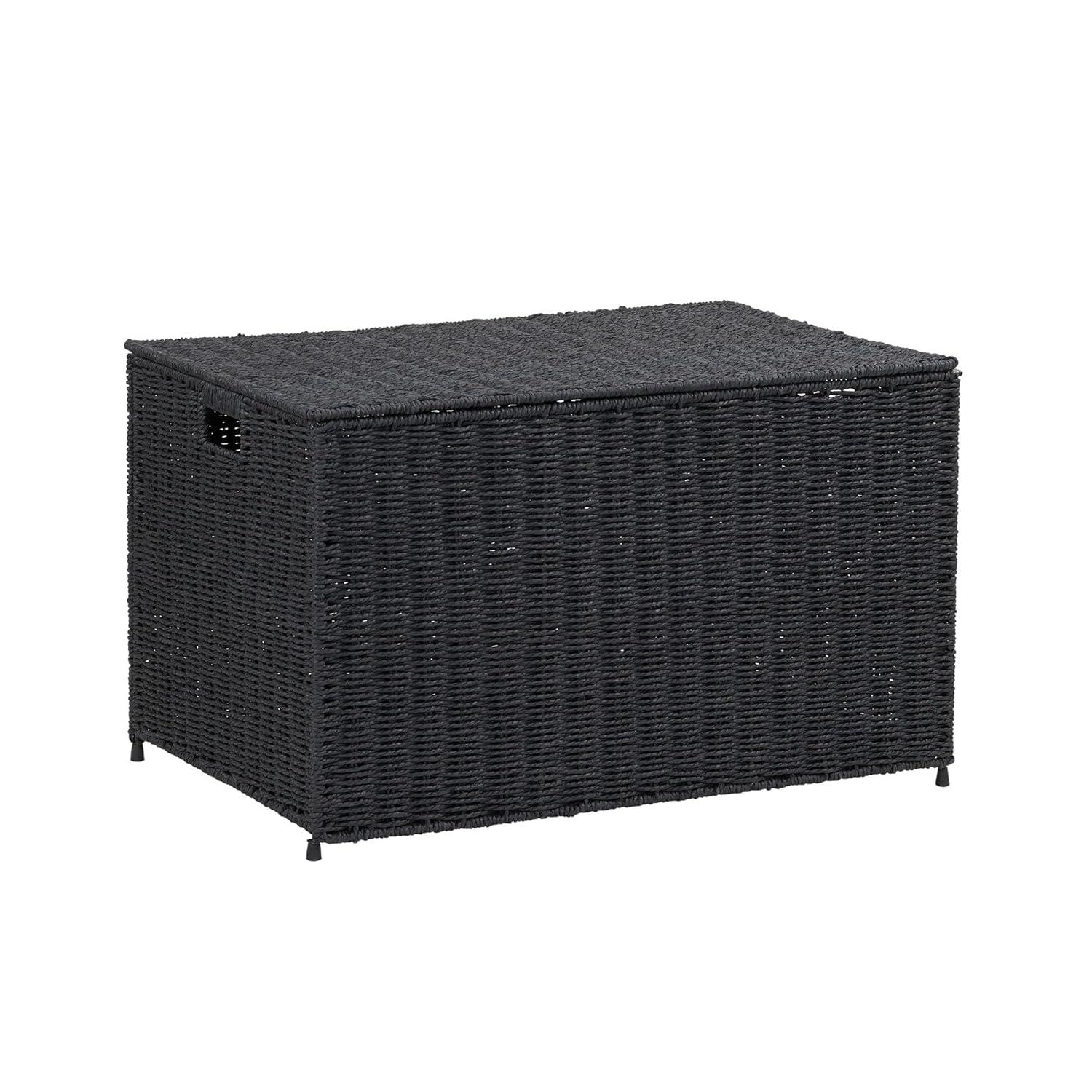 Household Essentials Woven Wicker Storage Chest