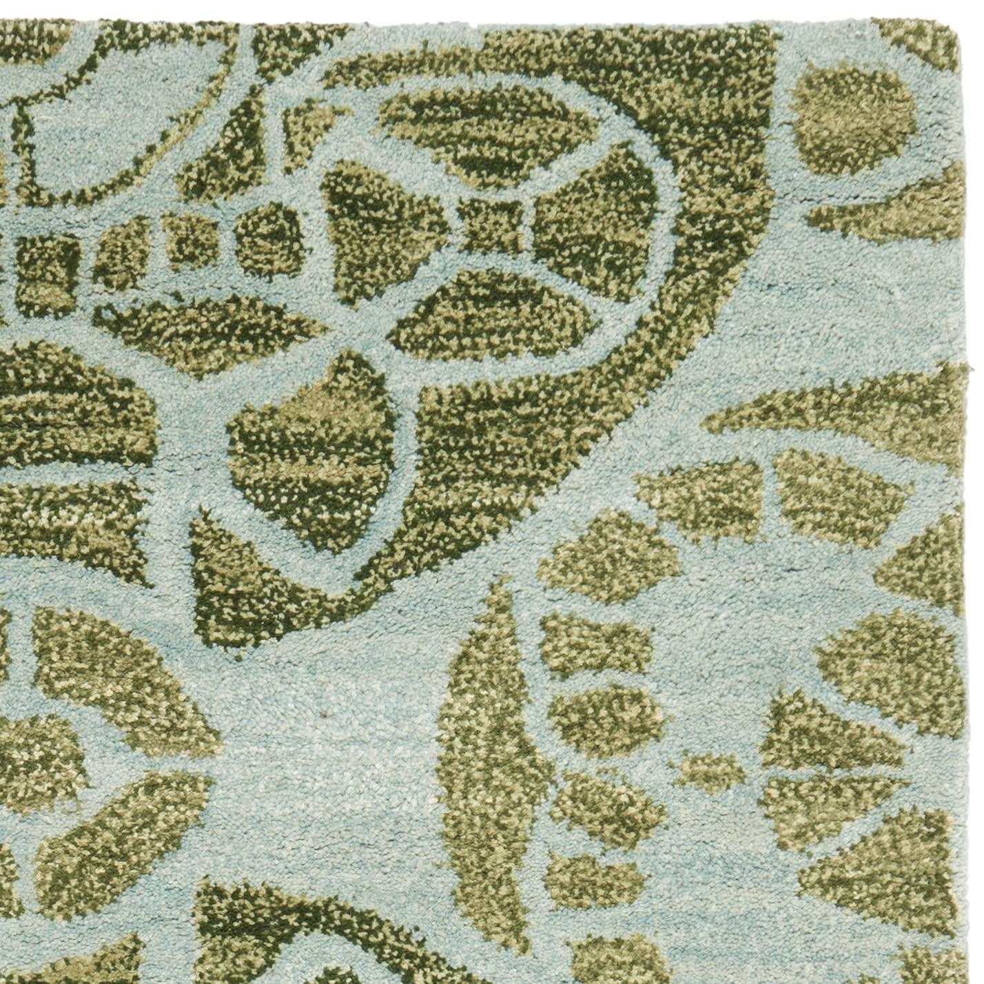 Wyndham WYD376 Hand Tufted Accent Rug - Turquoise/Green - 2'6"x4' - Safavieh.