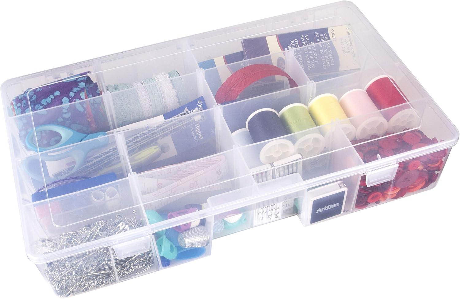 ArtBin Solutions Box, XL, Translucent, 15.25" x 8" x 3"