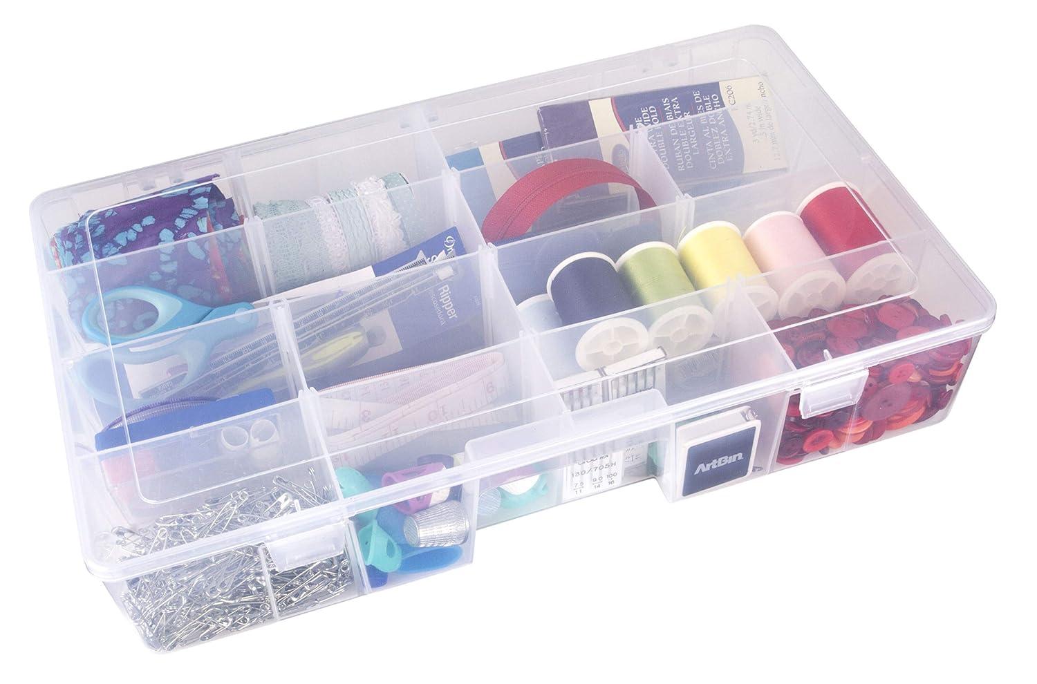 ArtBin Solutions Box, XL, Translucent, 15.25" x 8" x 3"