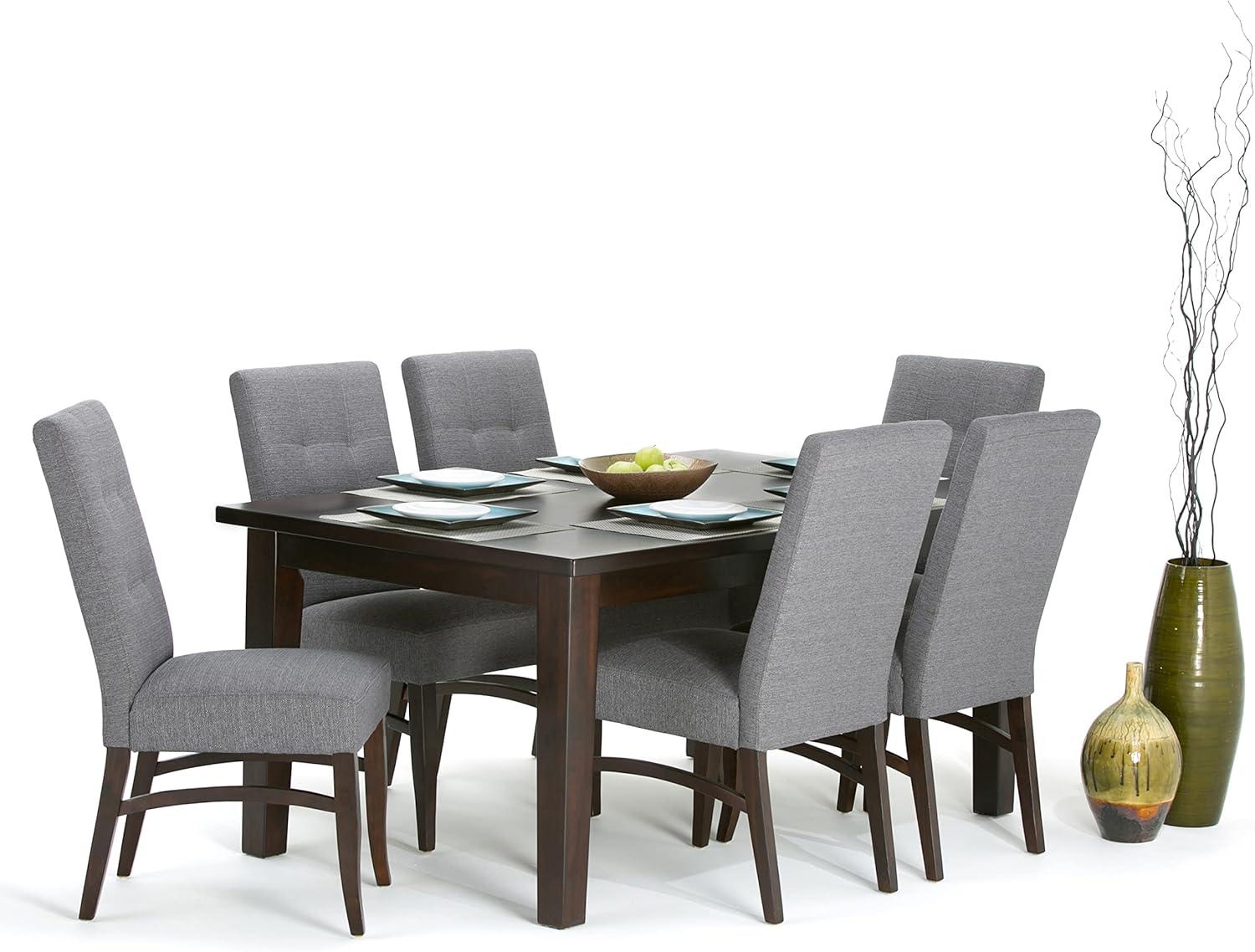 Eastwood Java Brown Solid Hardwood Rectangular Dining Table