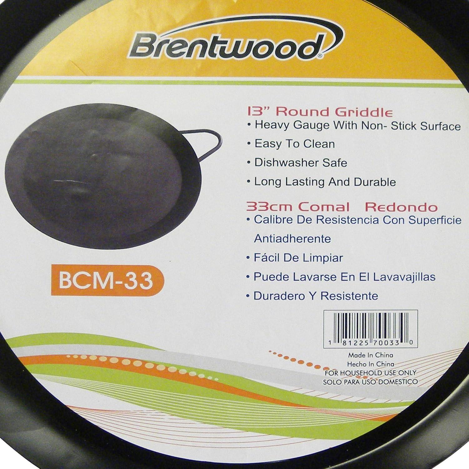 Brentwood Non-Stick Carbon Steel Griddle