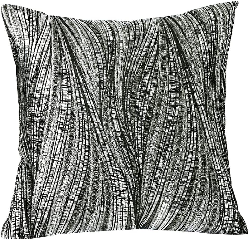 Violet Linen Reversible Throw Pillow