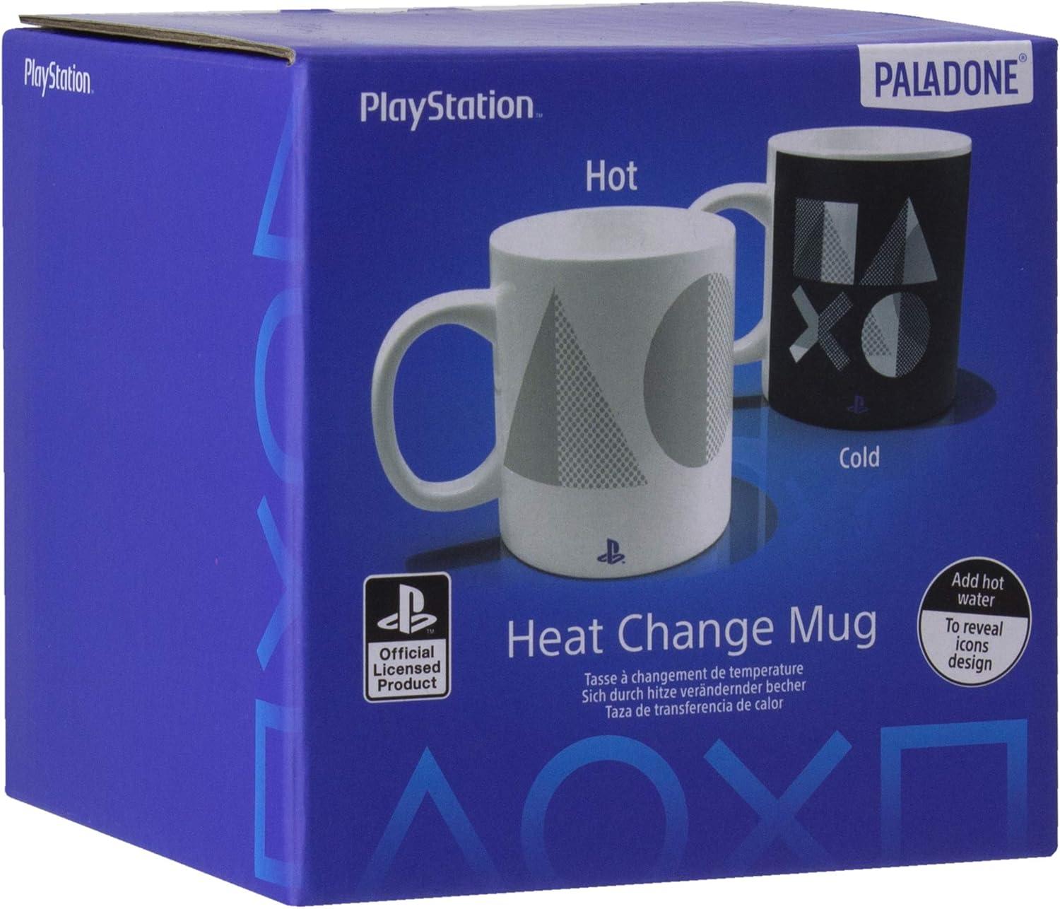 Paladone Products Ltd. PlayStation PS5 Heat Change 10 Ounce Ceramic Mug