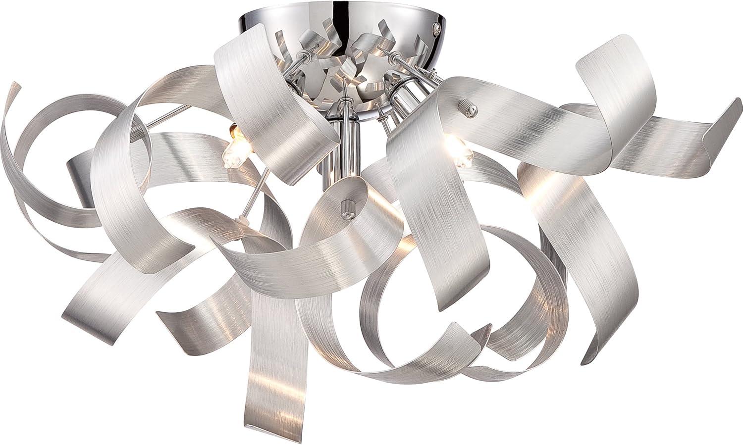 Quoizel Lighting Ribbons 4 - Light Flush Mount in  Millenia