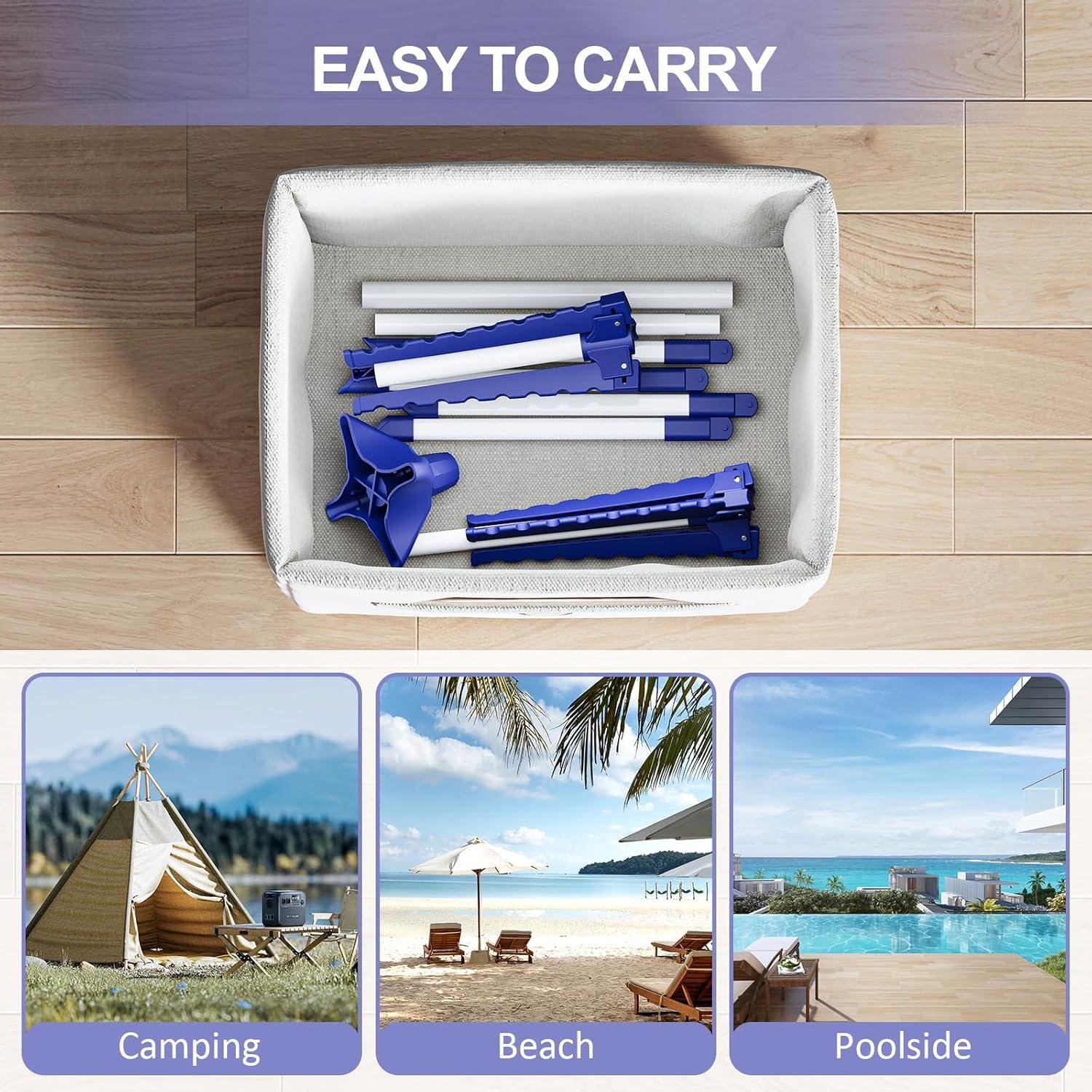 APEXCHASER 2-Tier Clothes Drying Rack, 66 - Inch Collapsible Drying Rack Clothing, 6 Staggered Arms for Clothes Rack, for 48 Pieces of Clothes (2-Tier, Black)