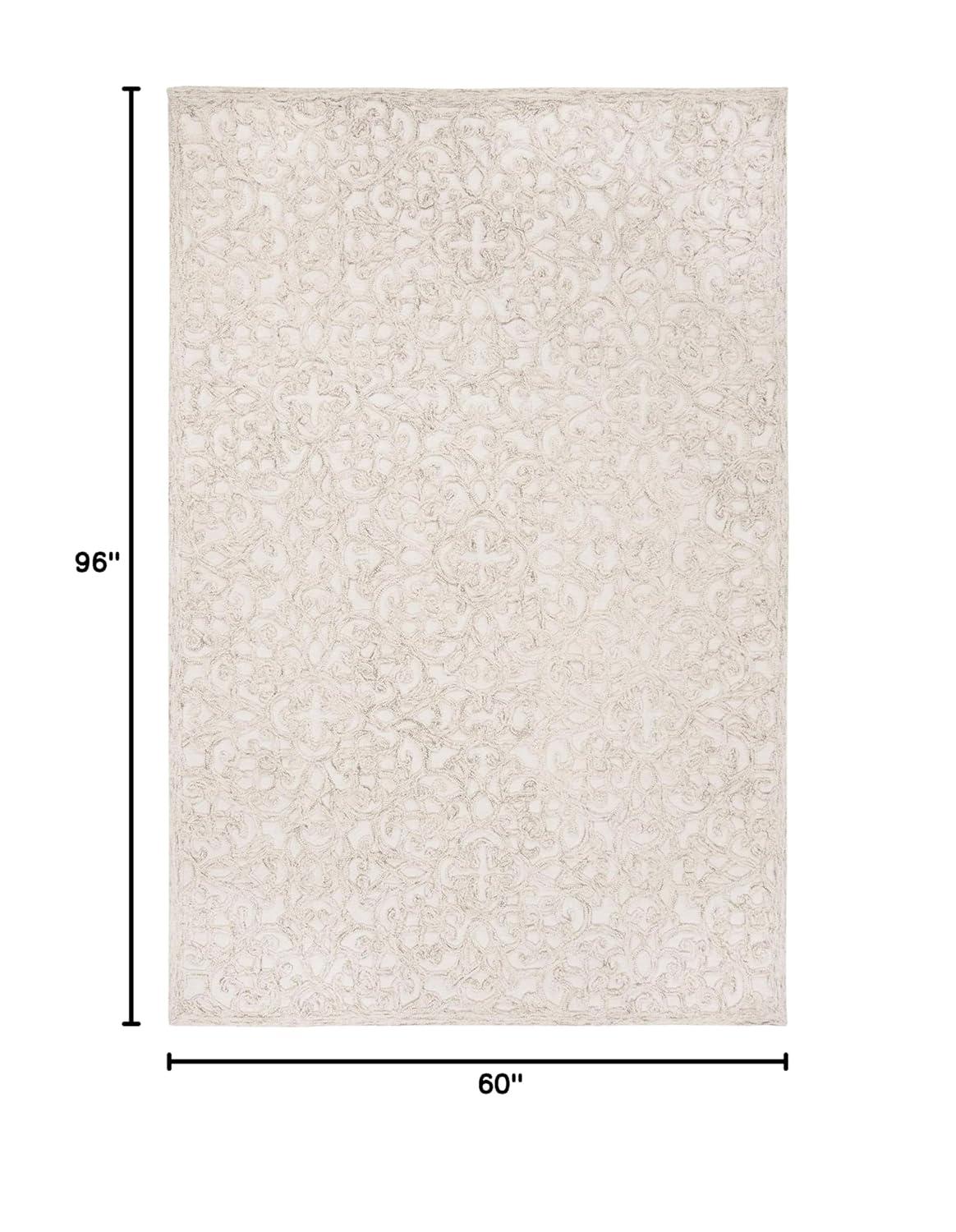 Sarina Trace Hand Tufted Wool And Cotton With Latex Abstract Rug